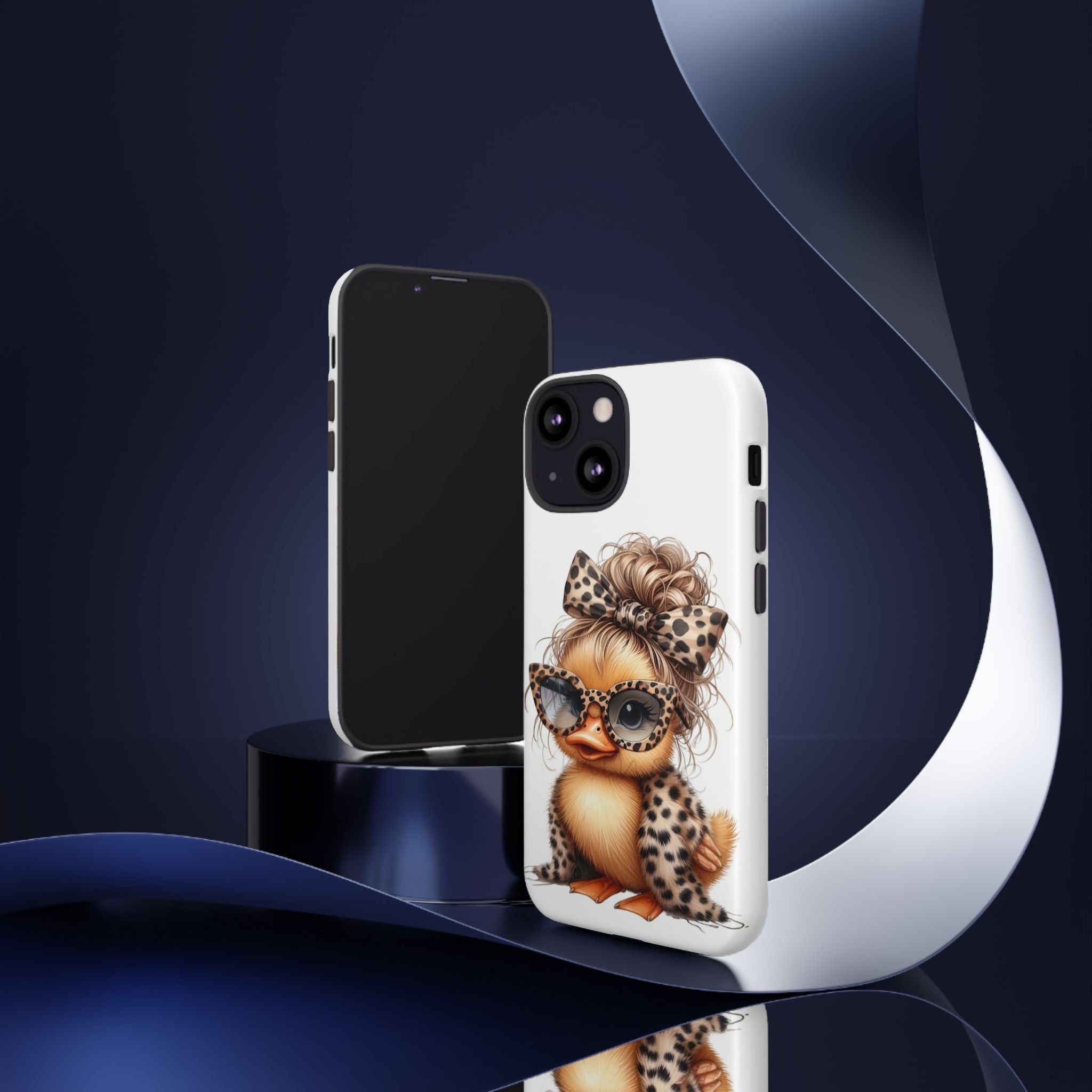 Leopard Chic Duckling Phone Case