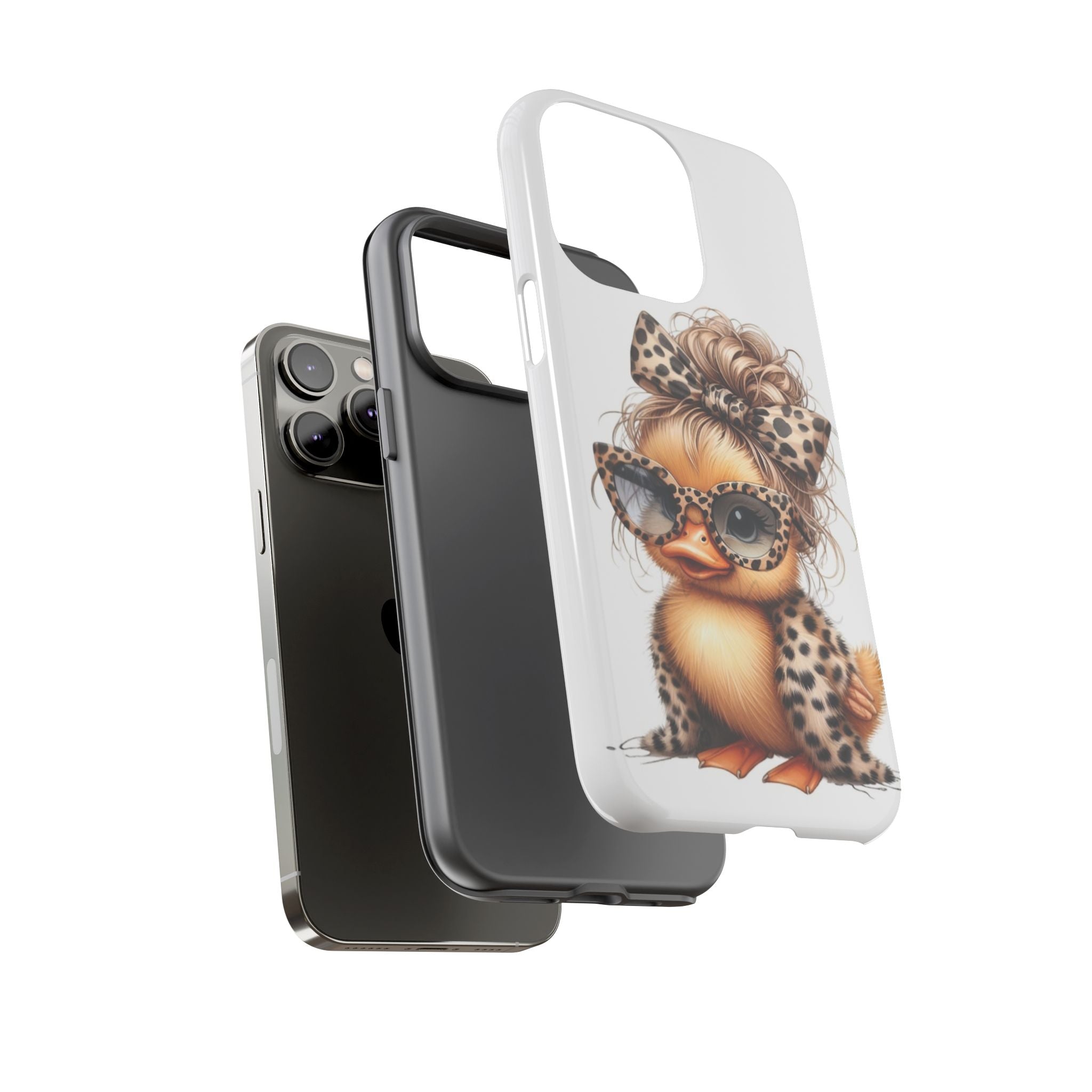 Leopard Chic Duckling Phone Case