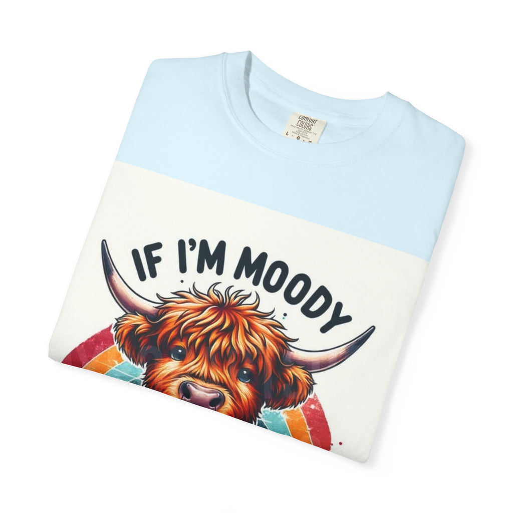 If I’m Moody Give Me Foody Highland Cow T-Shirt