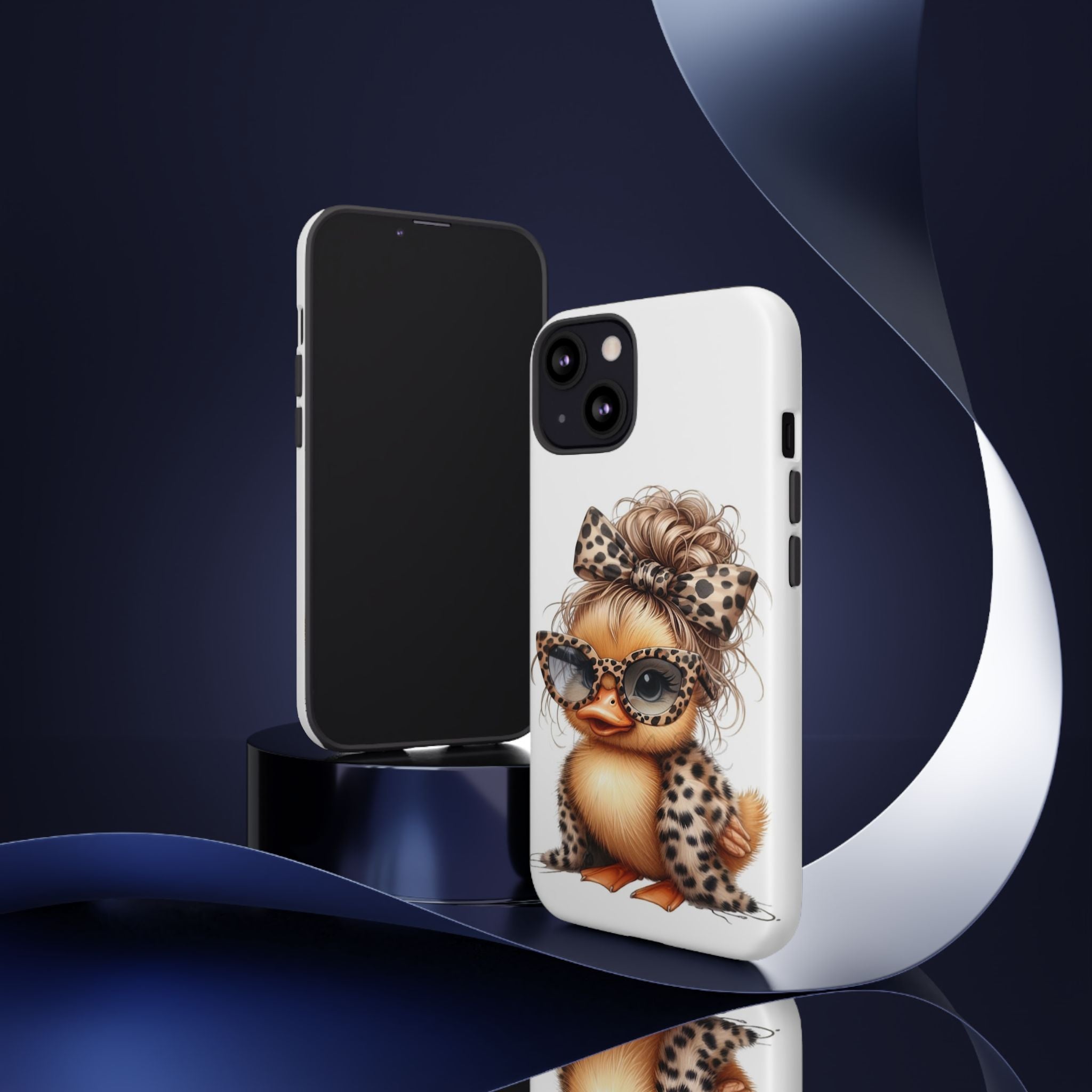 Leopard Chic Duckling Phone Case