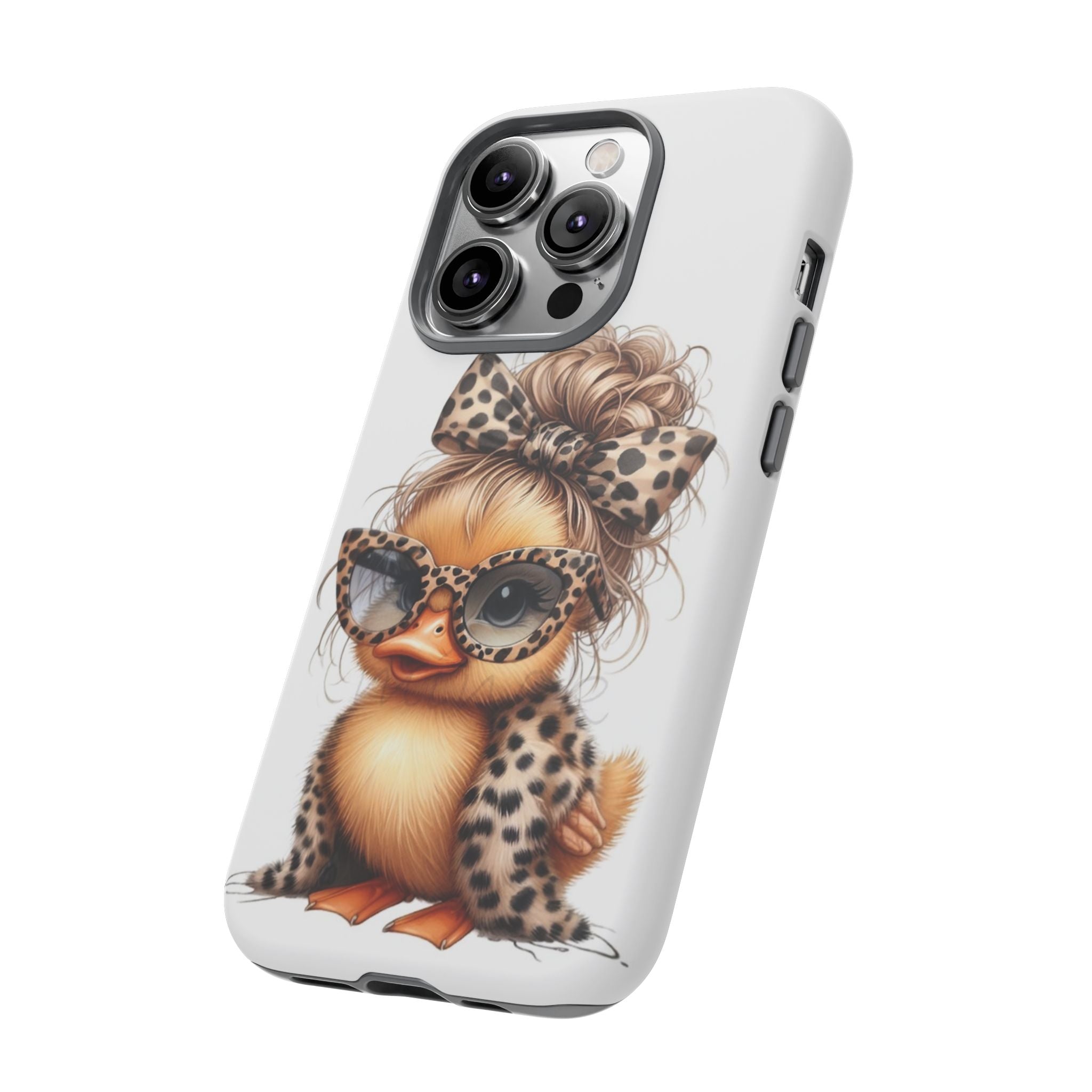 Leopard Chic Duckling Phone Case