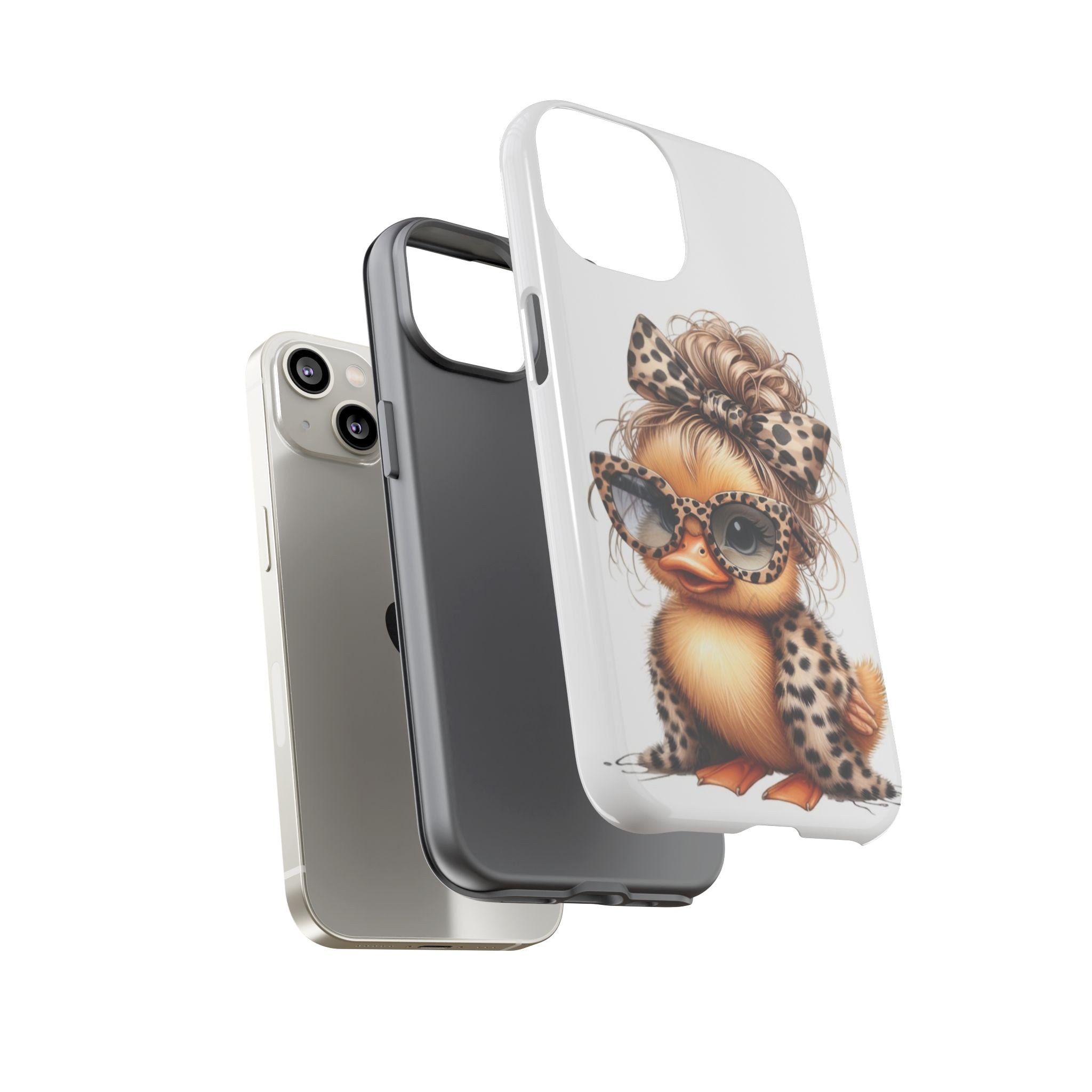 Leopard Chic Duckling Phone Case