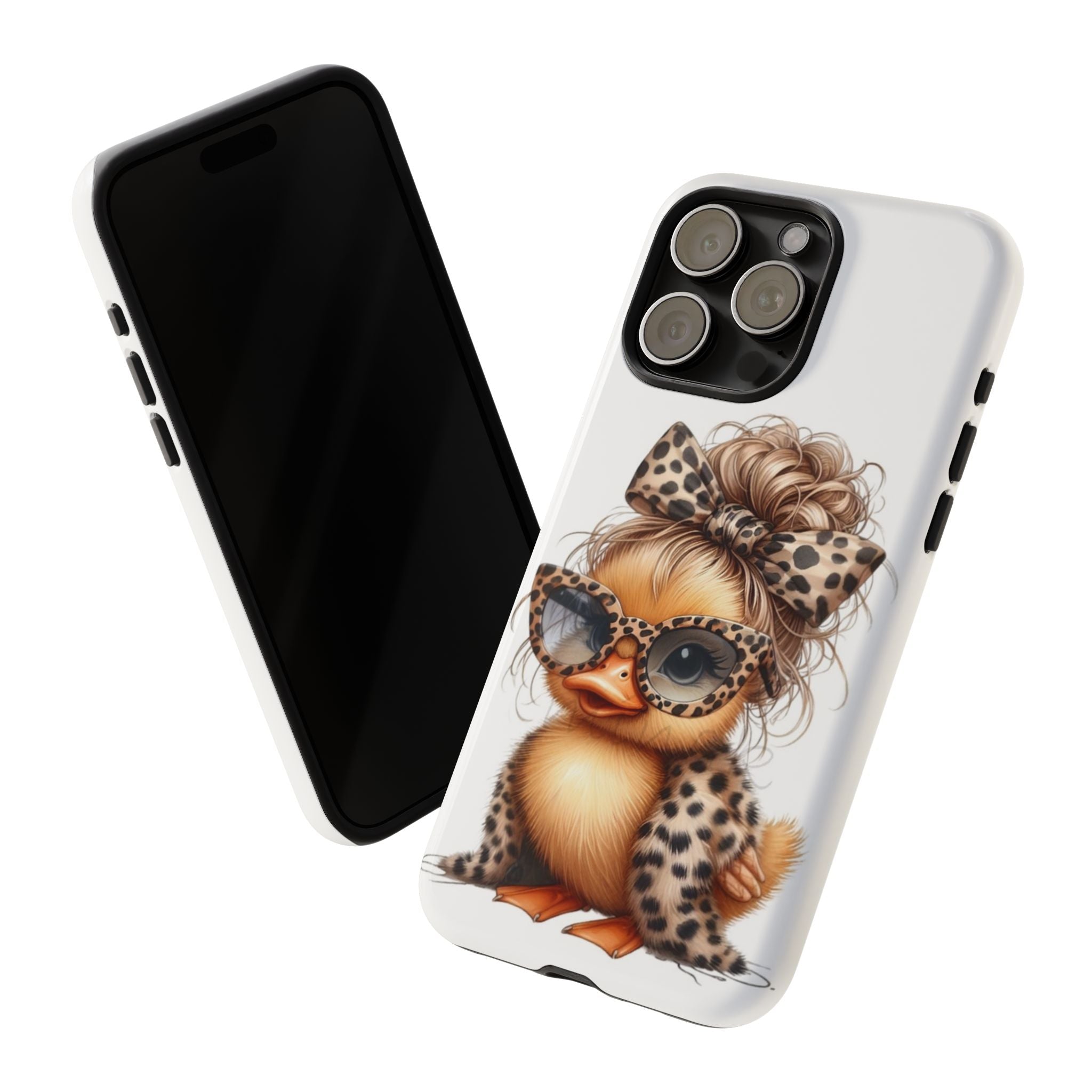 Leopard Chic Duckling Phone Case