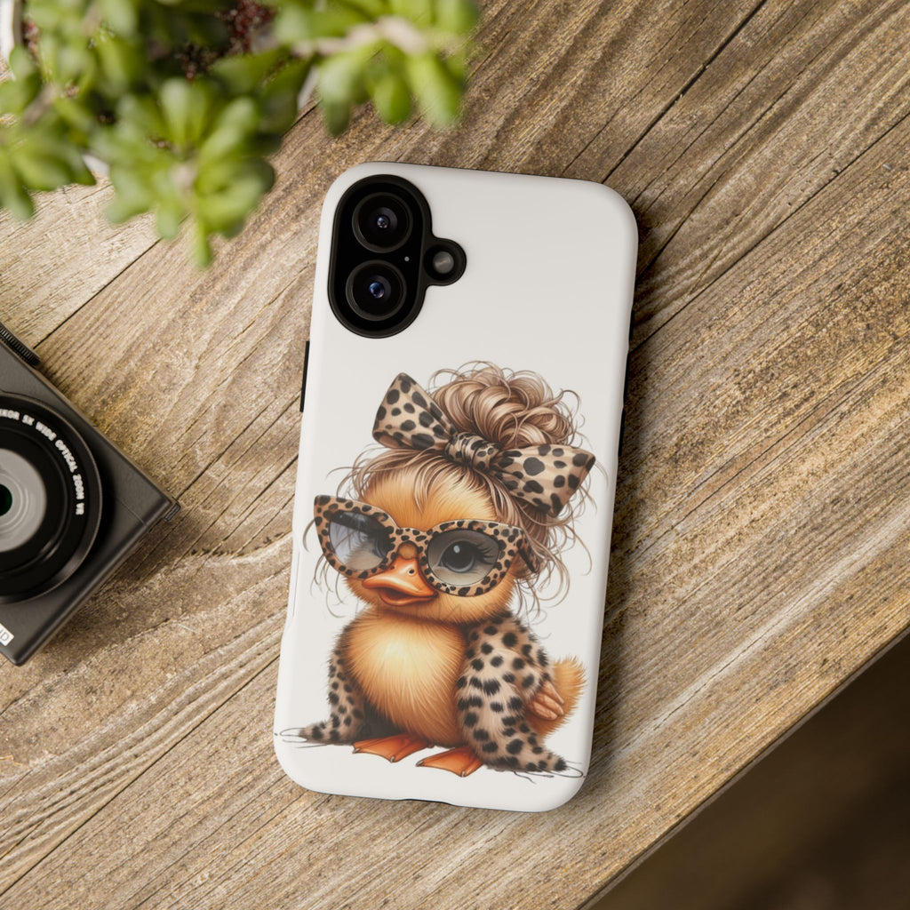 Leopard Chic Duckling Phone Case