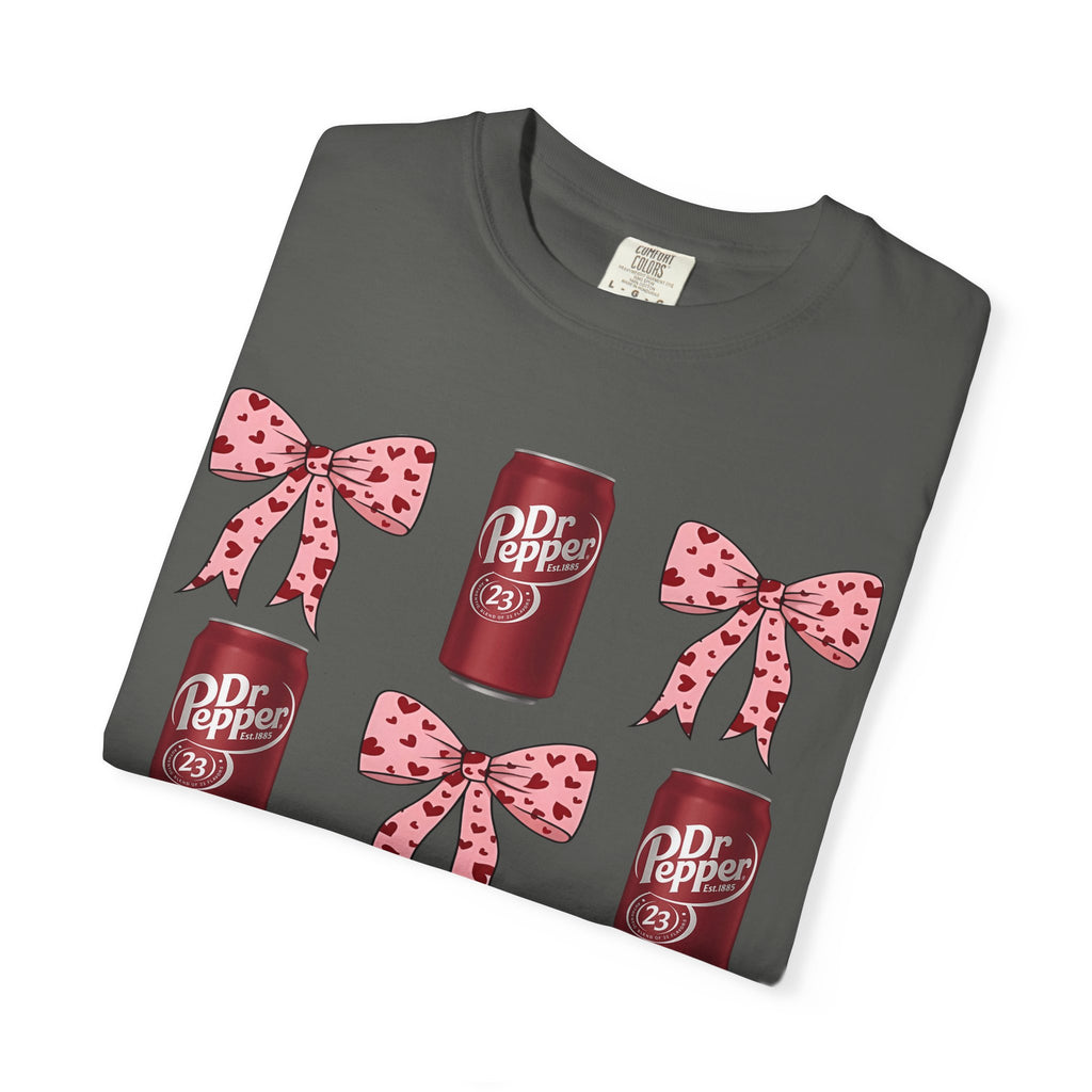 Dr Pepper Cans & Pink Polka Dot Bows T-Shirt