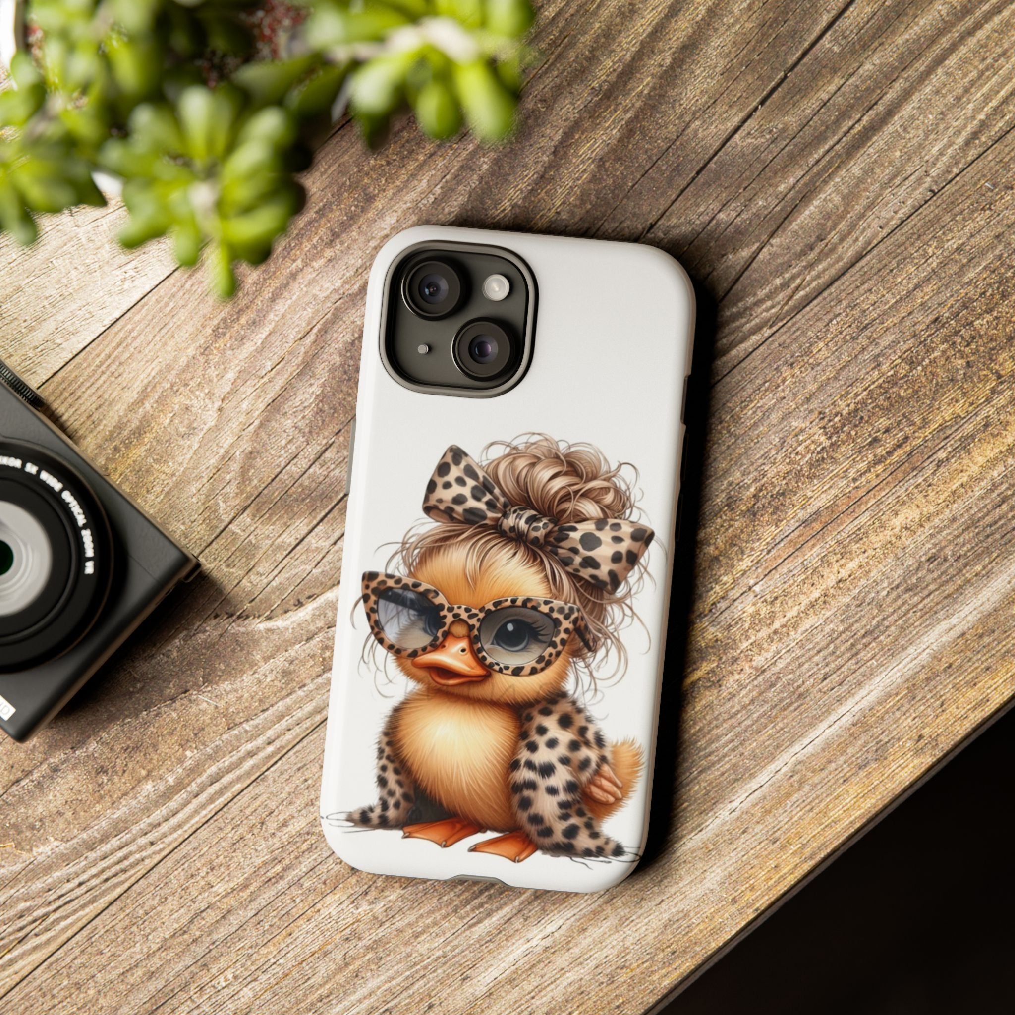 Leopard Chic Duckling Phone Case