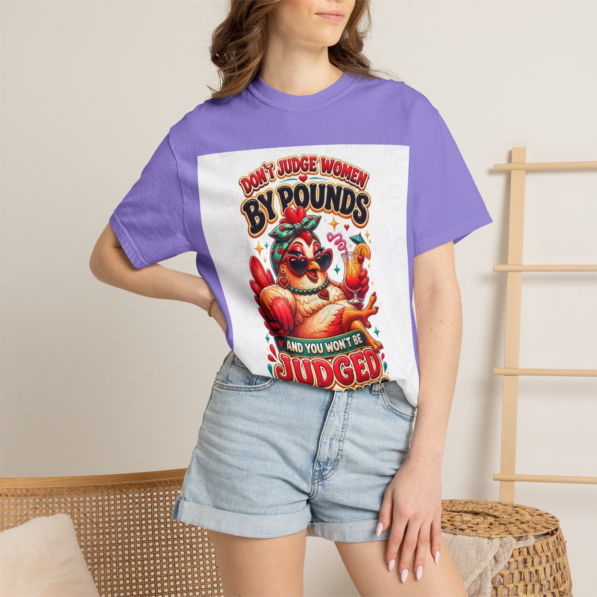 T-Shirt — "Don’t Judge Women By Pounds" Vintage Turkey Thanksgiving Tee