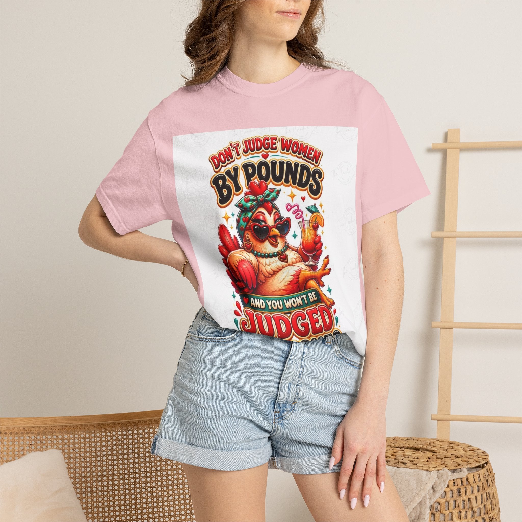 T-Shirt — "Don’t Judge Women By Pounds" Vintage Turkey Thanksgiving Tee