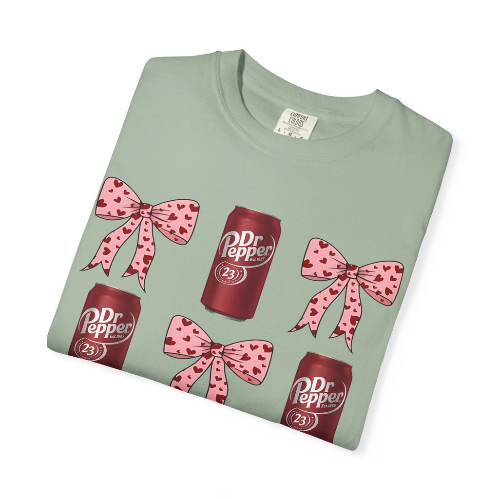 Dr Pepper Cans & Pink Polka Dot Bows T-Shirt
