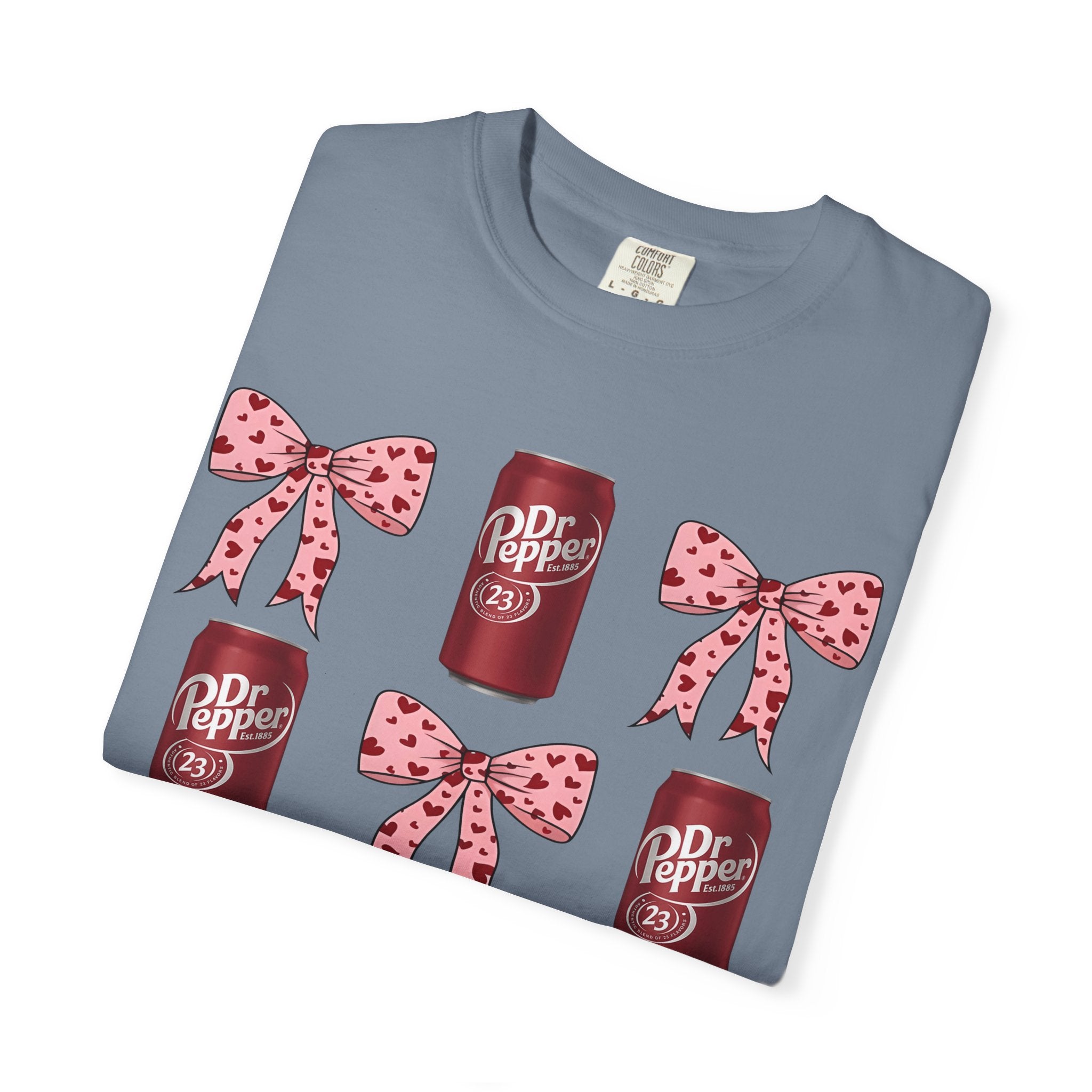 Dr Pepper Cans & Pink Polka Dot Bows T-Shirt