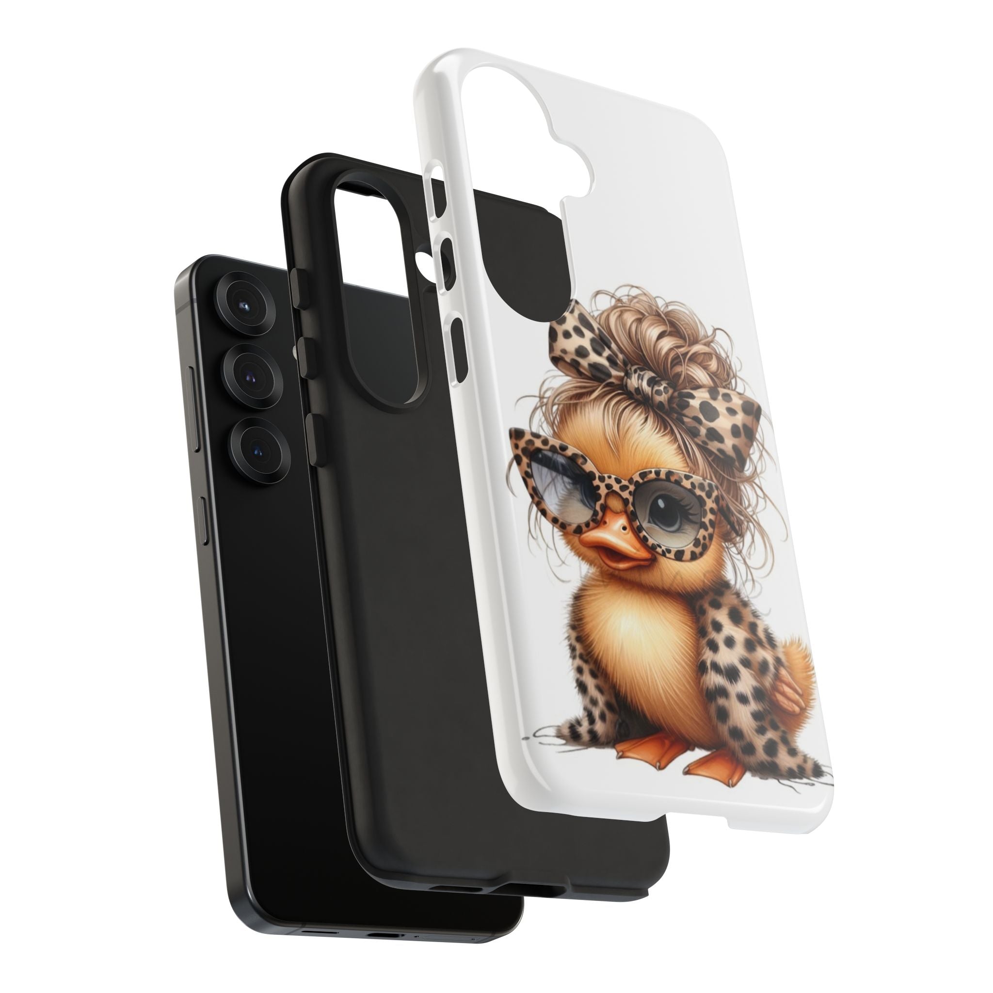 Leopard Chic Duckling Phone Case