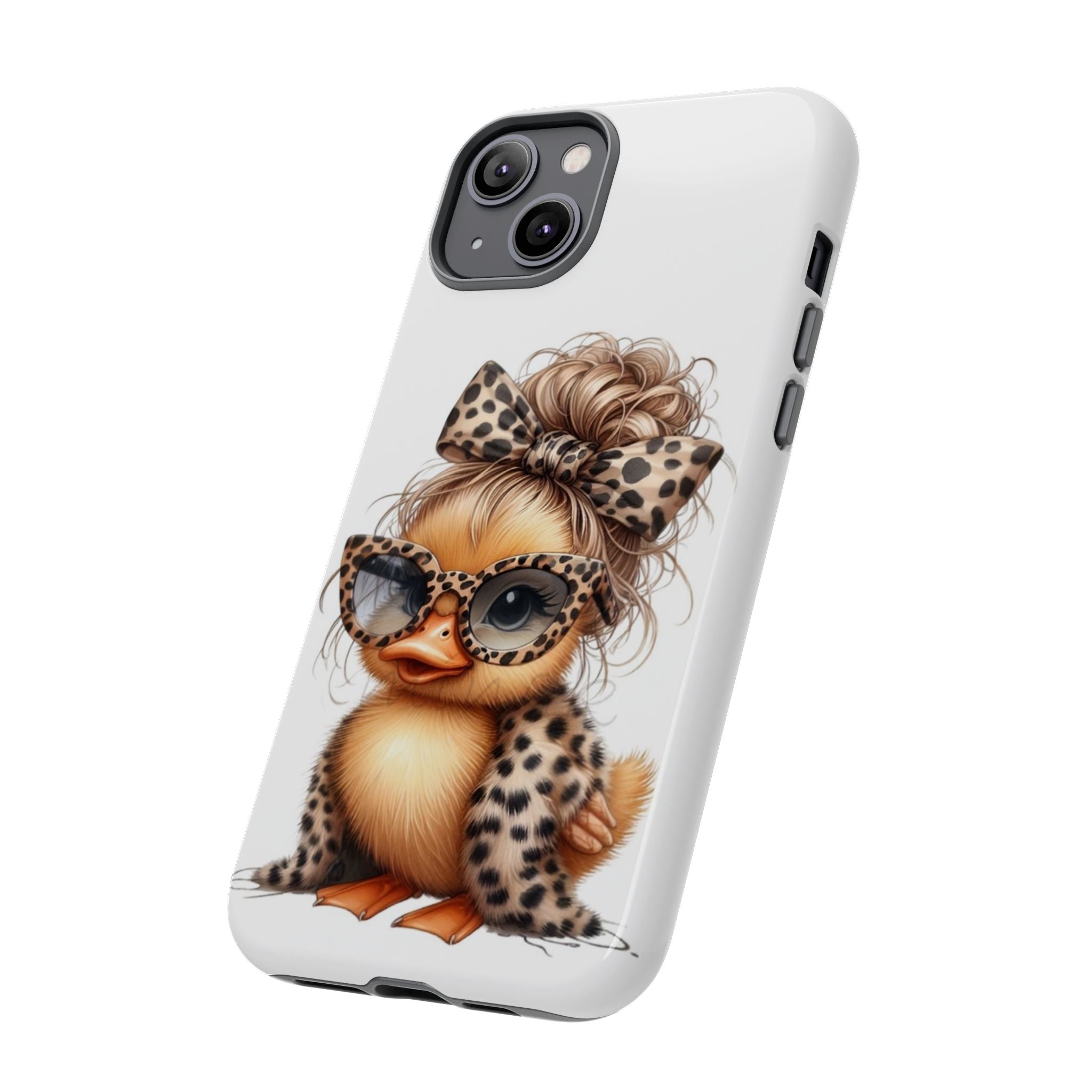 Leopard Chic Duckling Phone Case