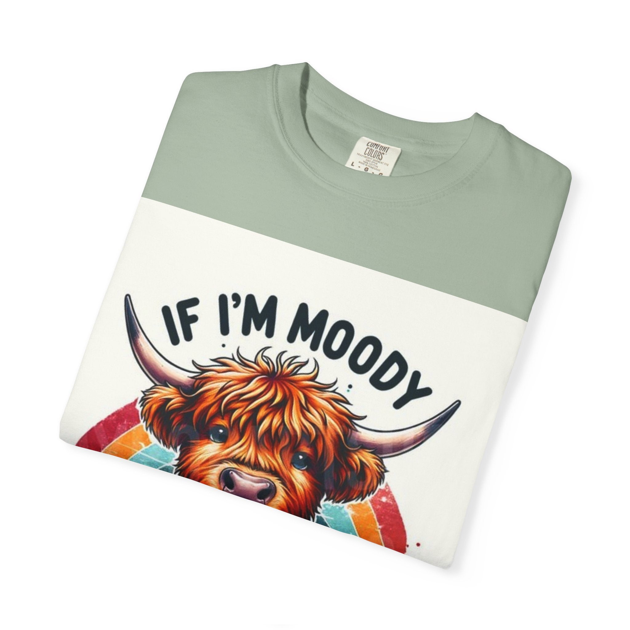 If I’m Moody Give Me Foody Highland Cow T-Shirt