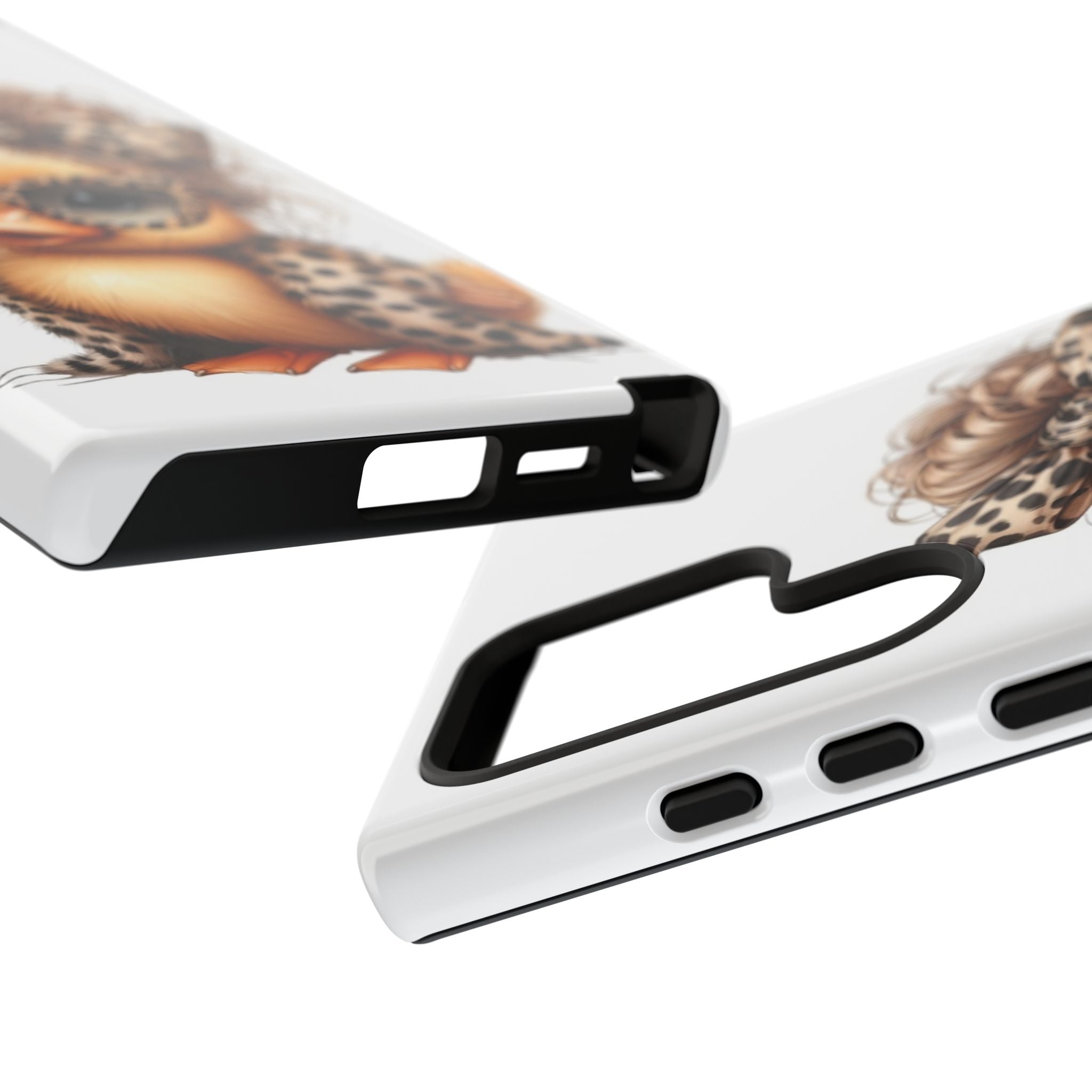Leopard Chic Duckling Phone Case