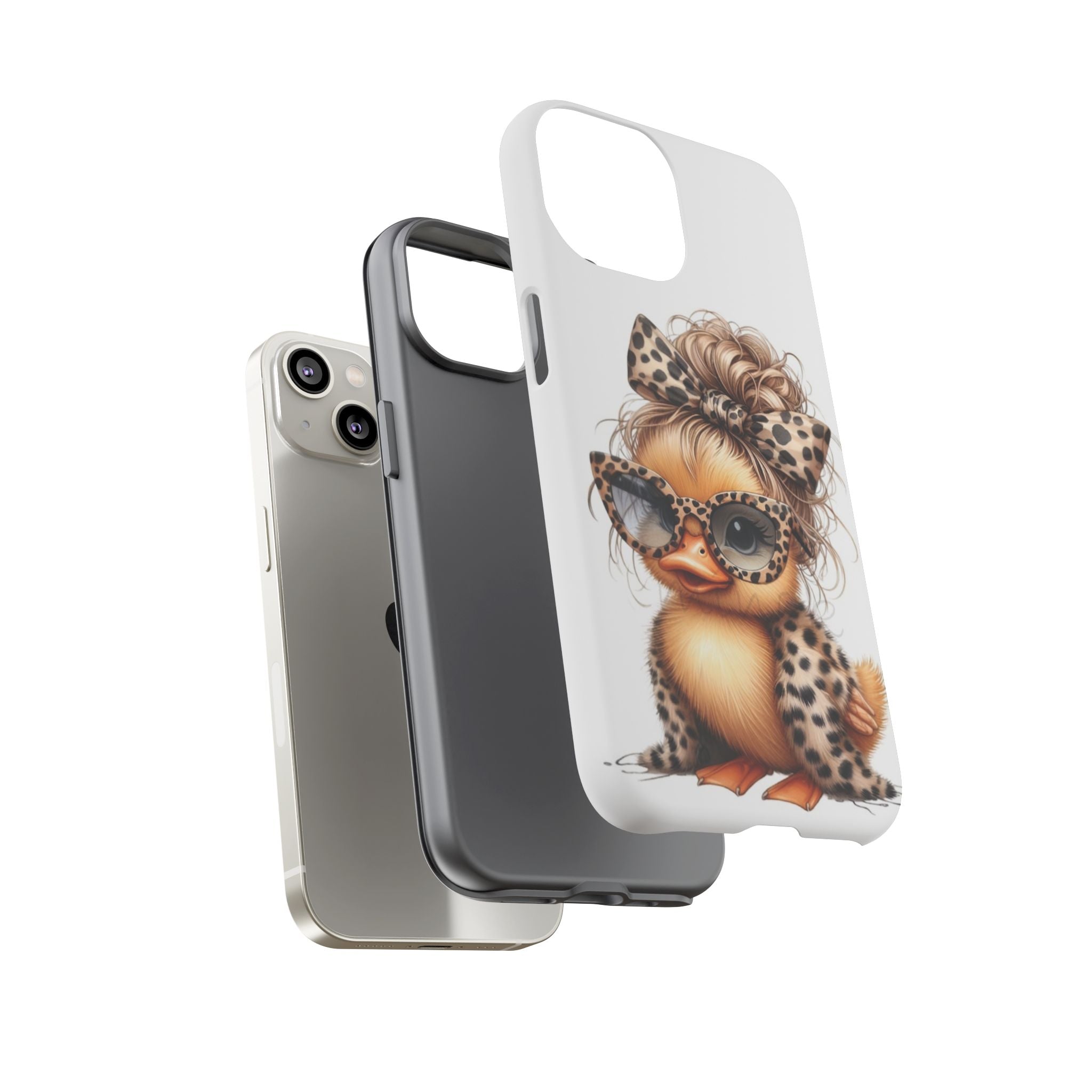 Leopard Chic Duckling Phone Case
