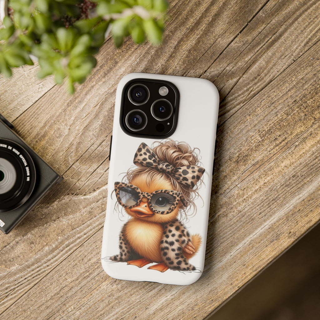 Leopard Chic Duckling Phone Case