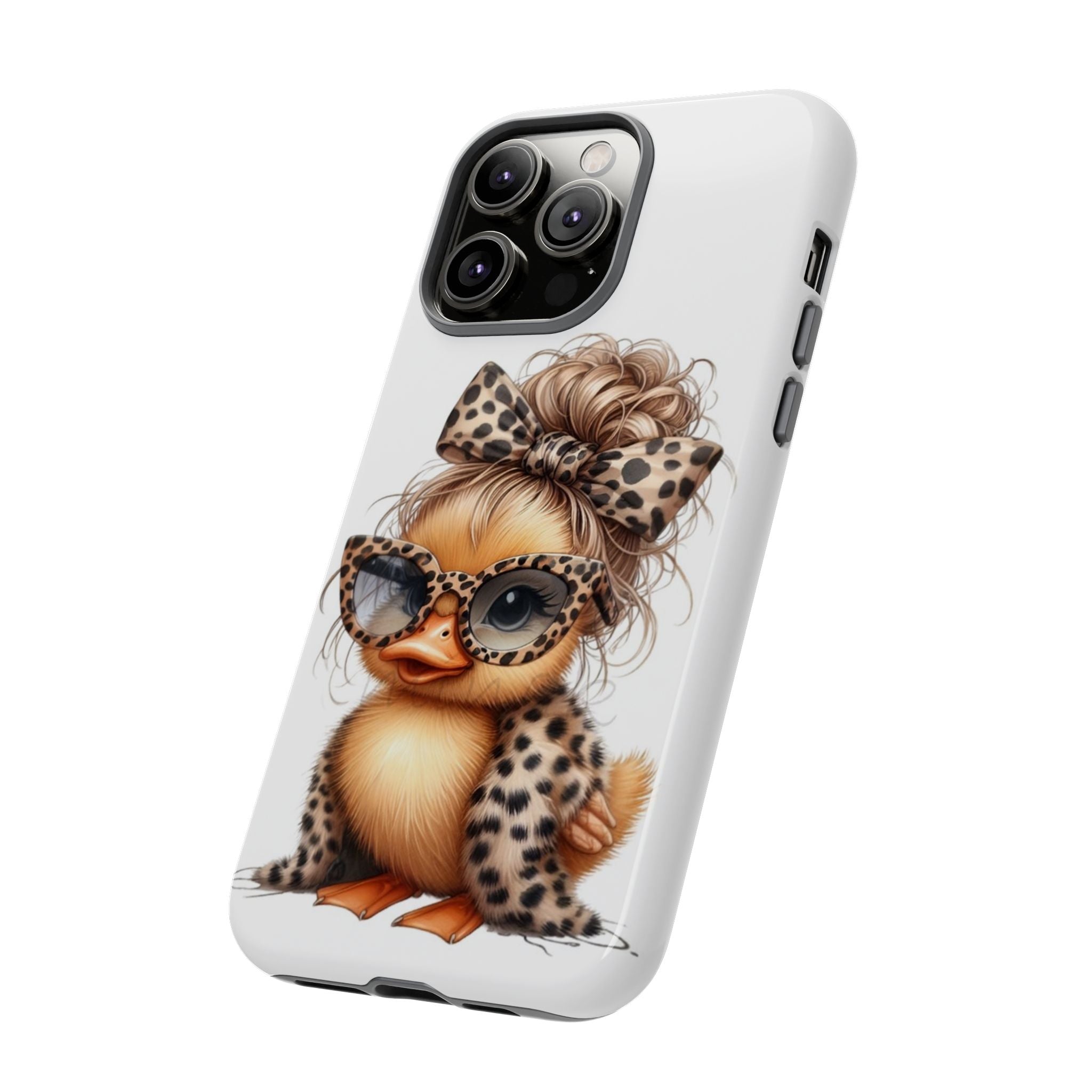 Leopard Chic Duckling Phone Case