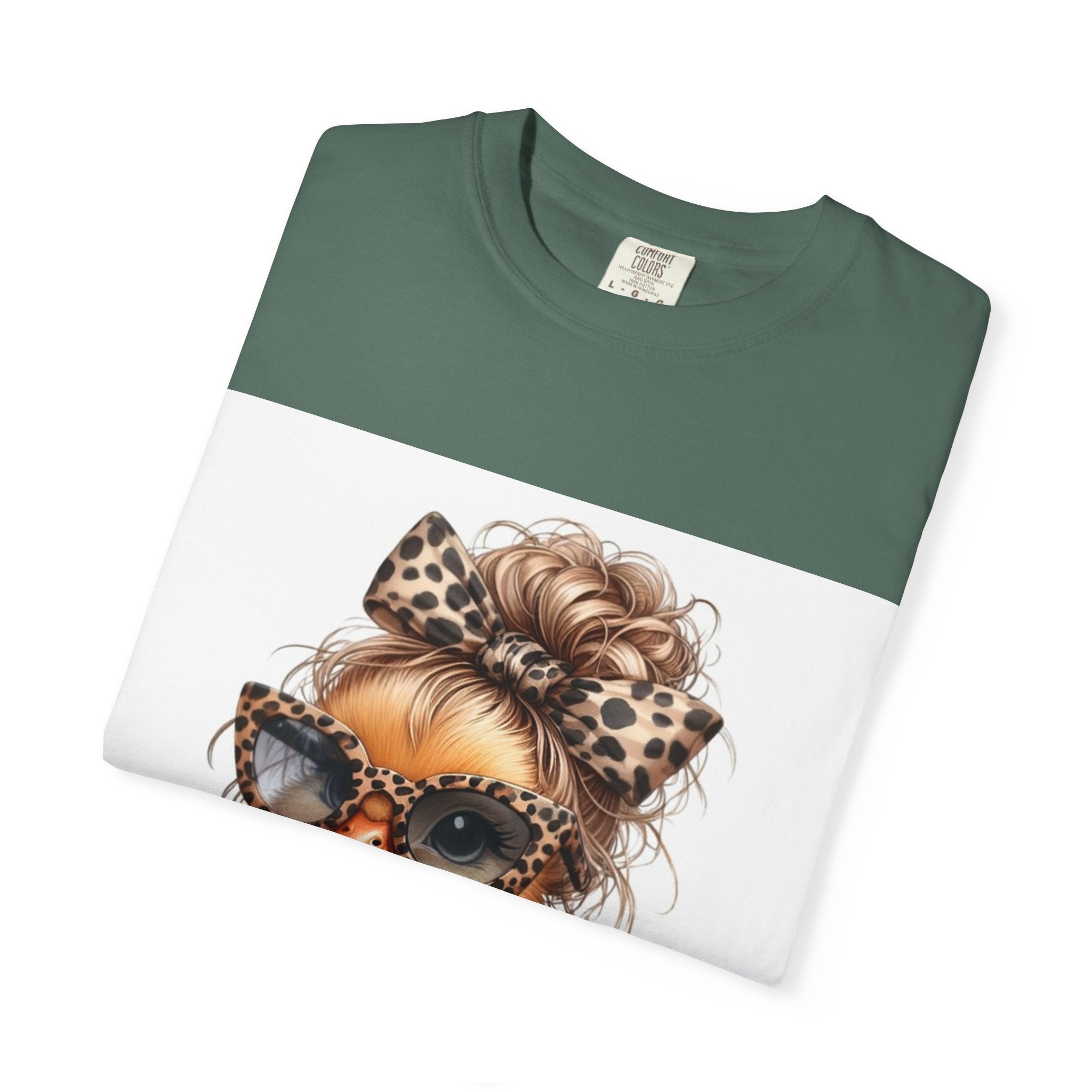 Cute Leopard Chick T-Shirt — Sunglasses Chick Graphic Tee