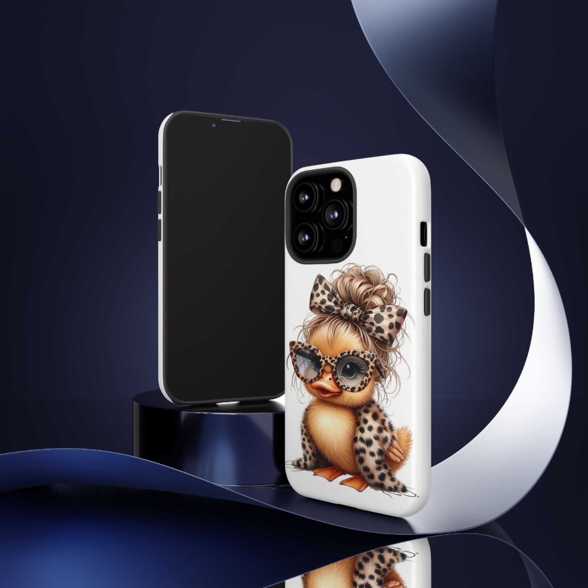 Leopard Chic Duckling Phone Case