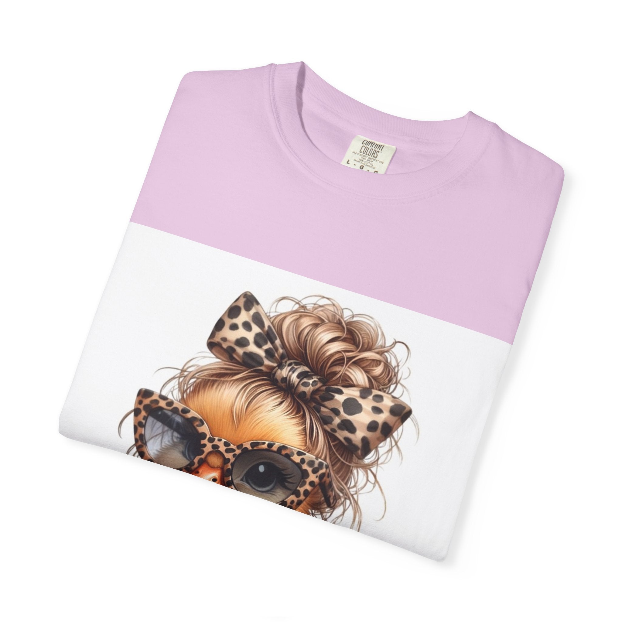 Cute Leopard Chick T-Shirt — Sunglasses Chick Graphic Tee
