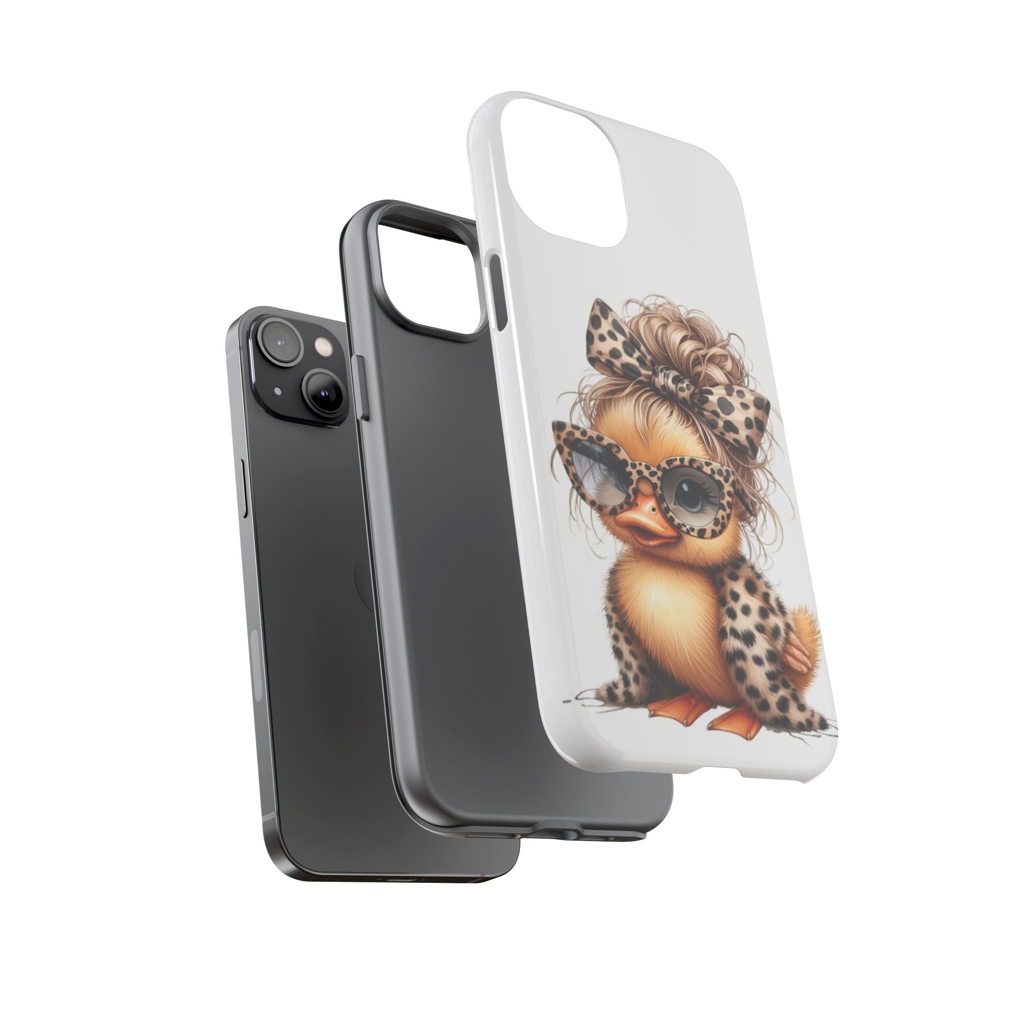 Leopard Chic Duckling Phone Case