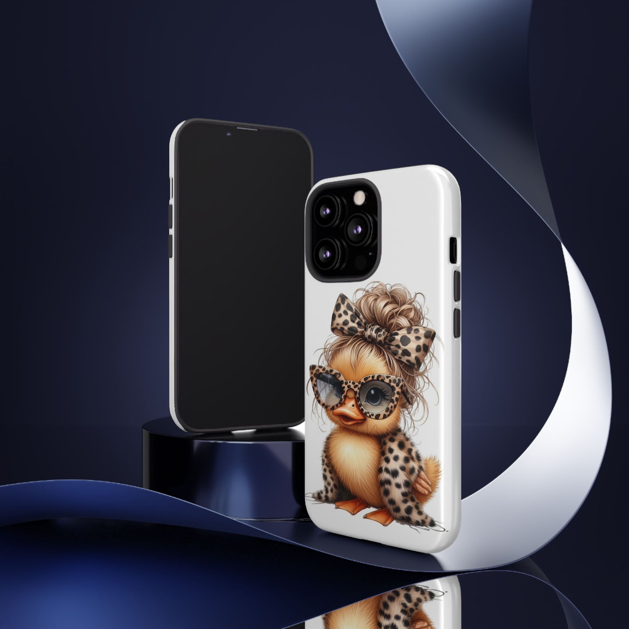 Leopard Chic Duckling Phone Case