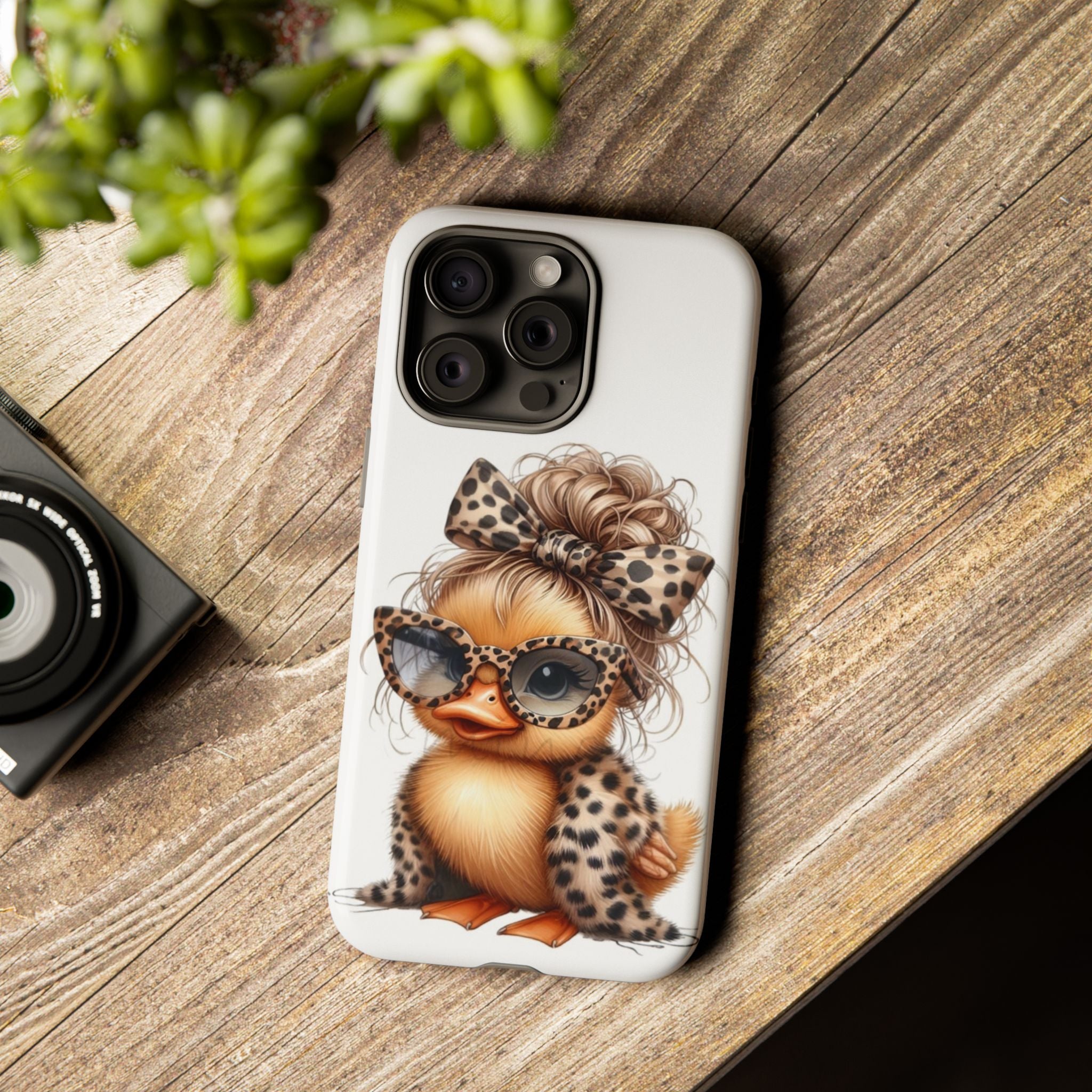 Leopard Chic Duckling Phone Case