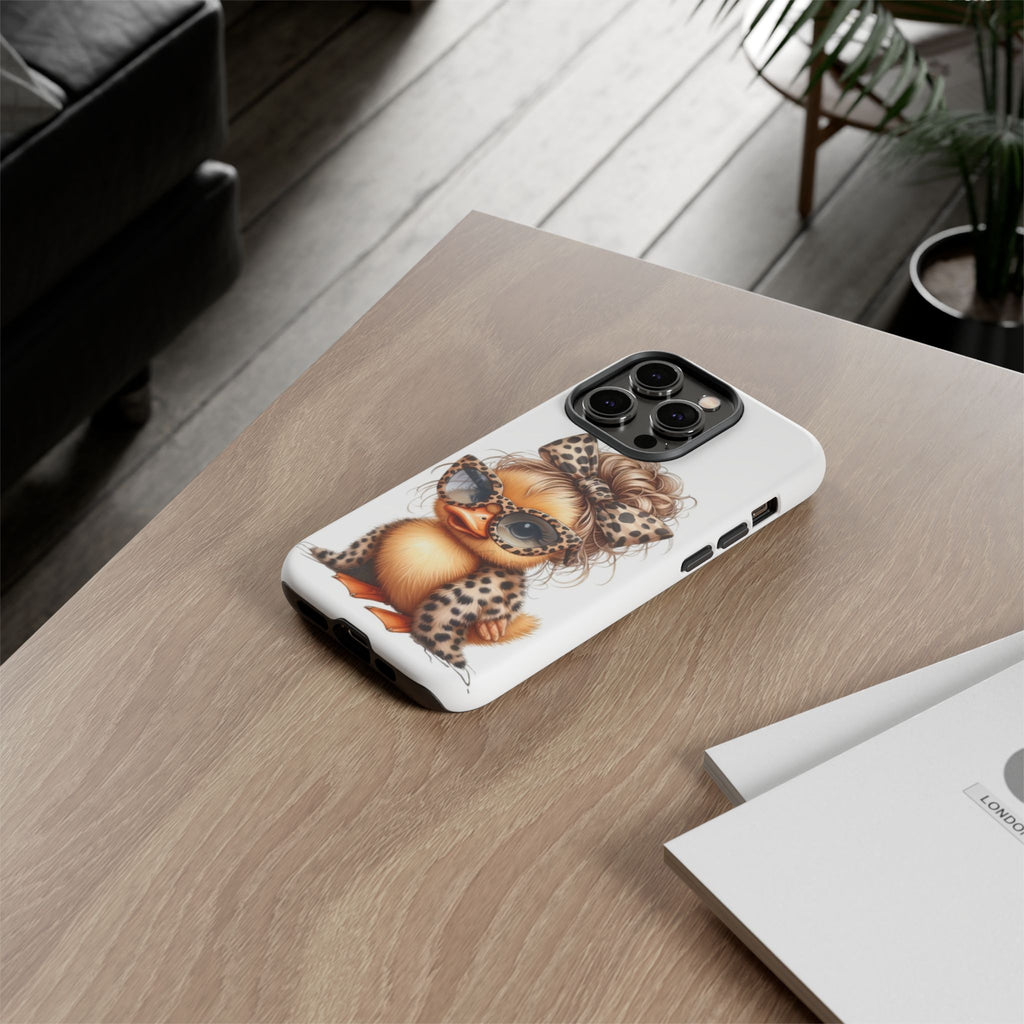Leopard Chic Duckling Phone Case