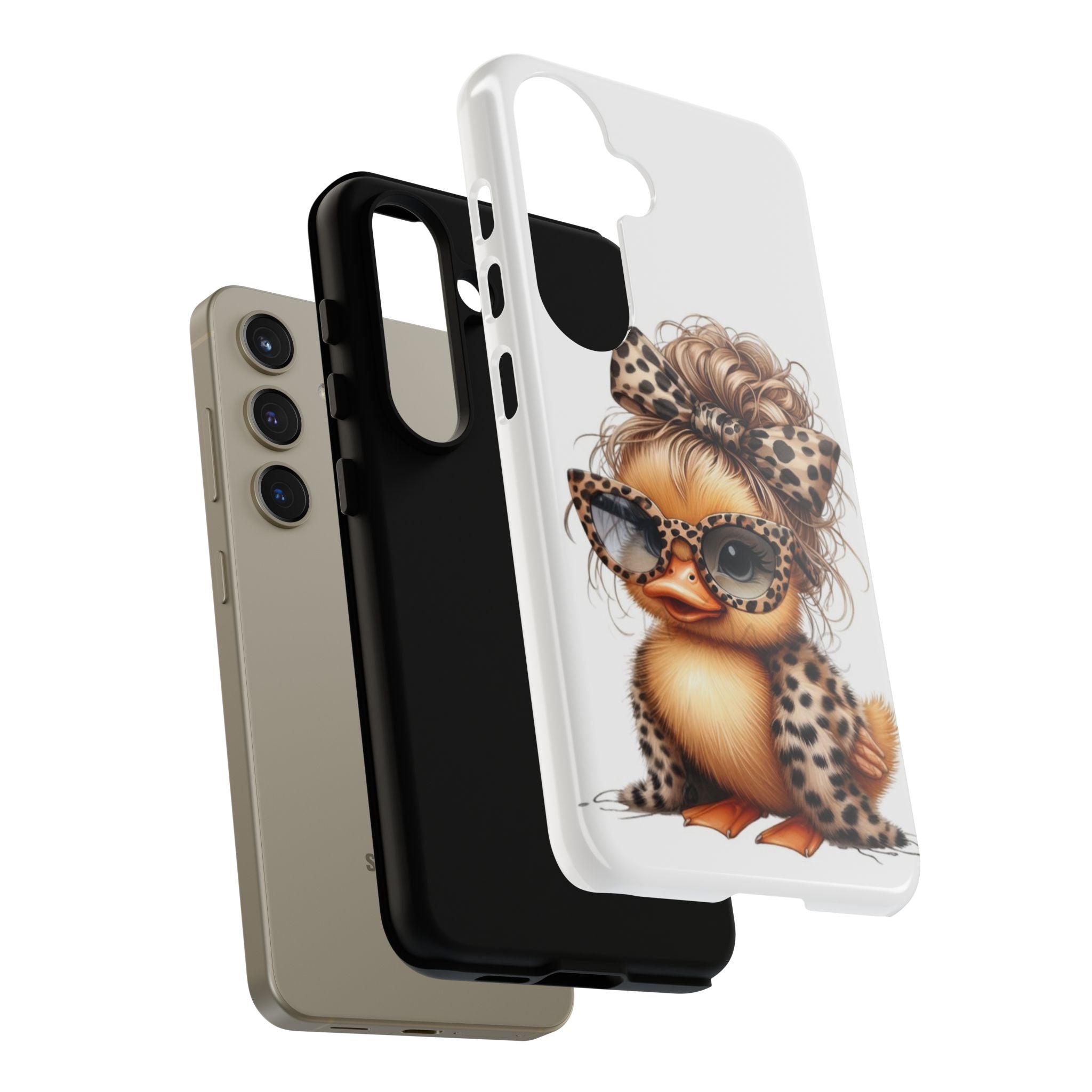 Leopard Chic Duckling Phone Case