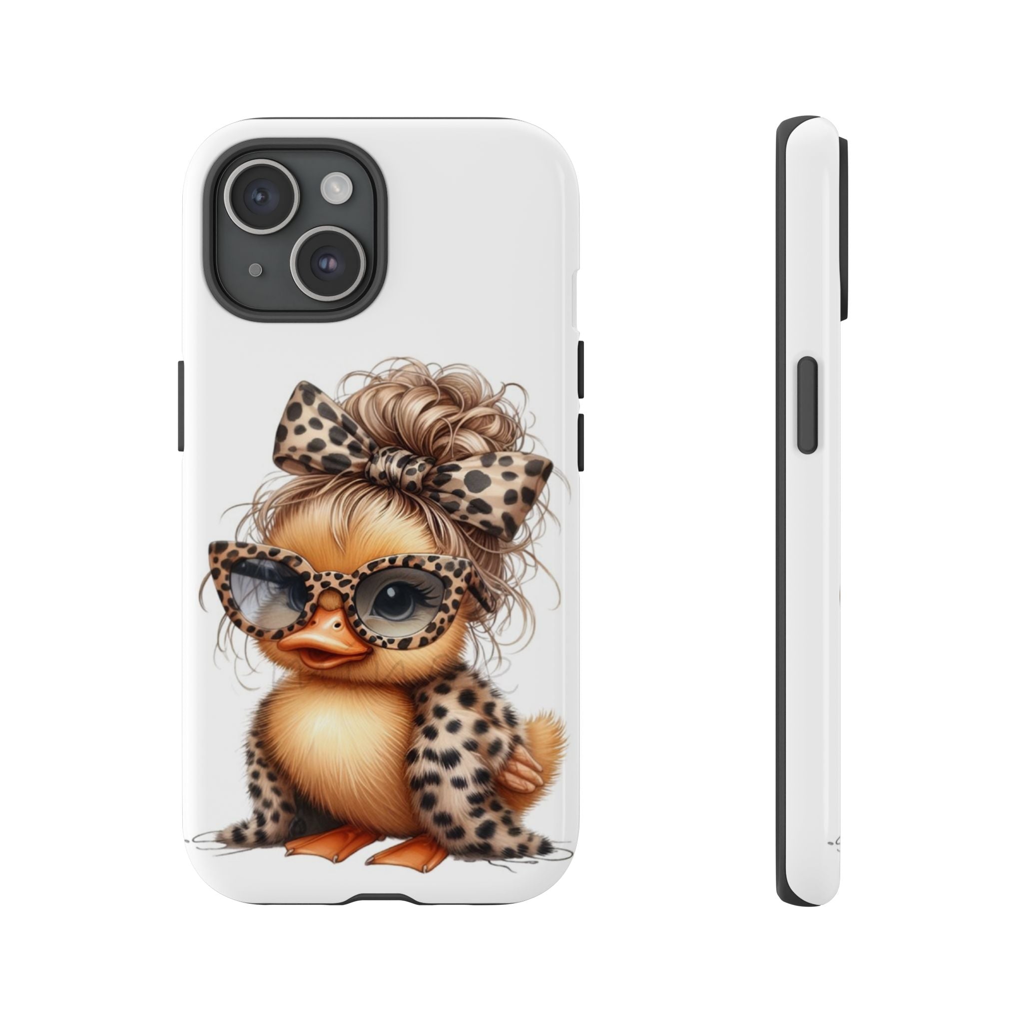 Leopard Chic Duckling Phone Case