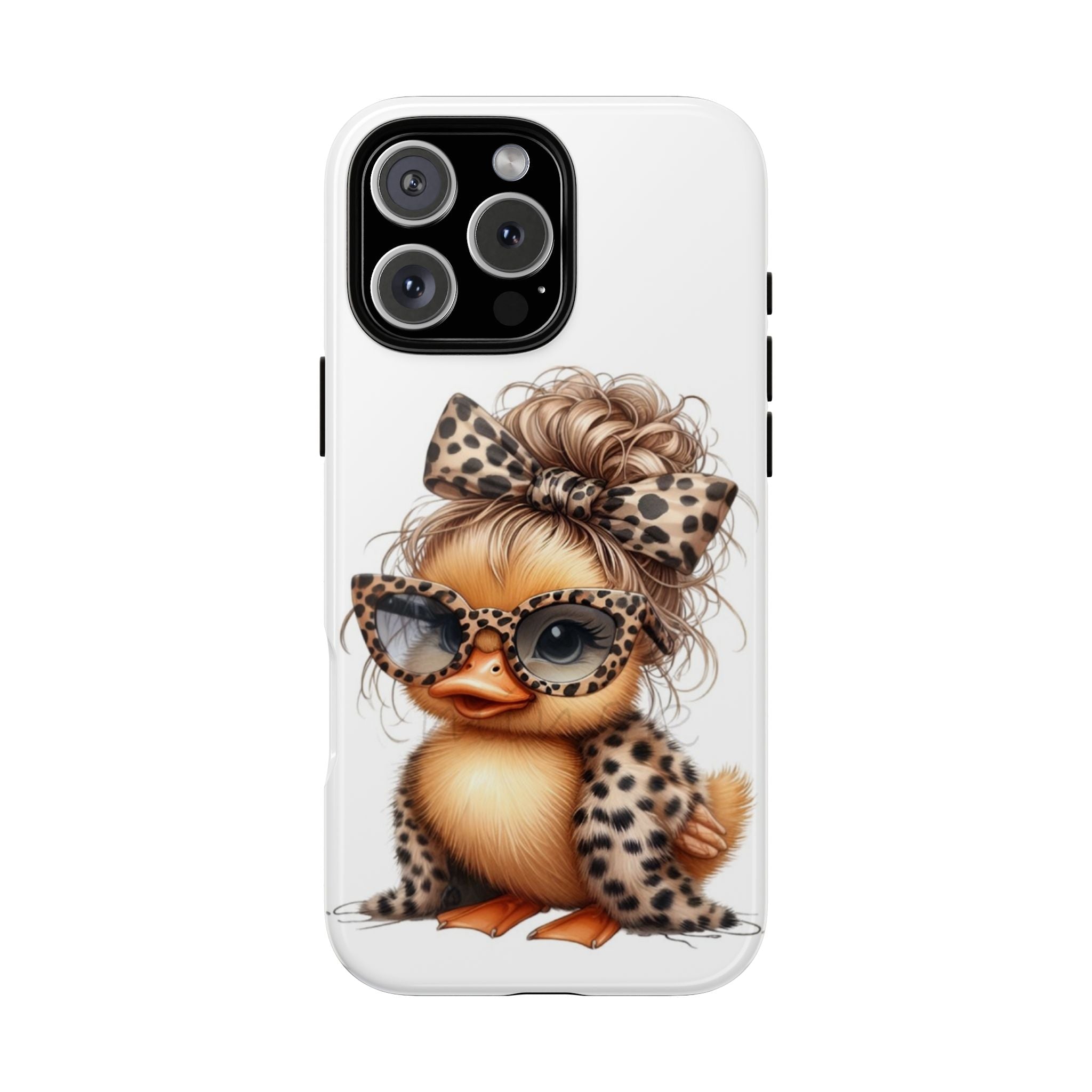 Leopard Chic Duckling Phone Case