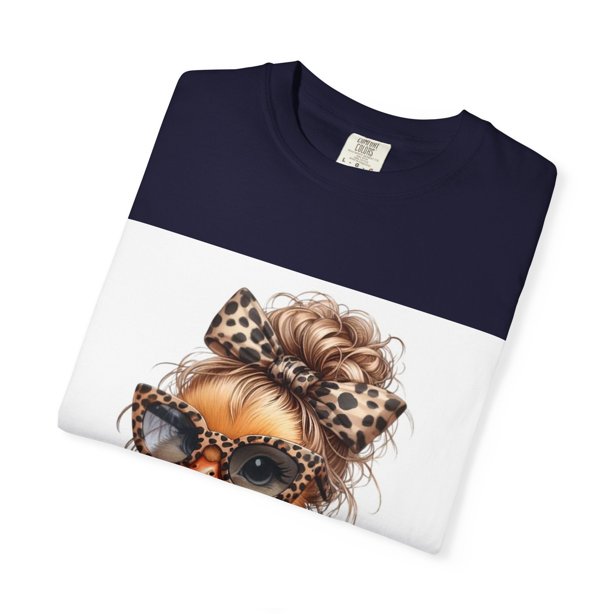 Cute Leopard Chick T-Shirt — Sunglasses Chick Graphic Tee
