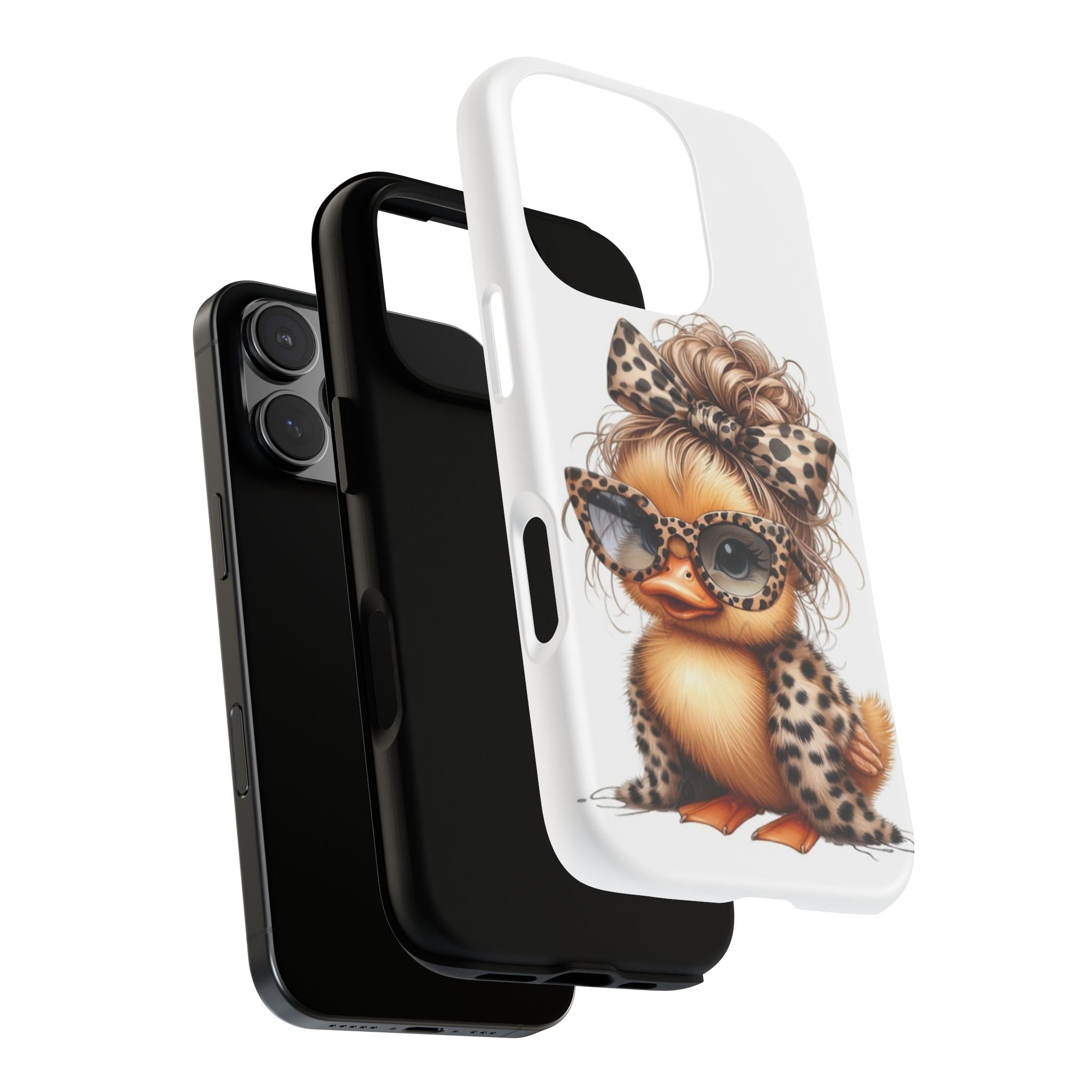 Leopard Chic Duckling Phone Case