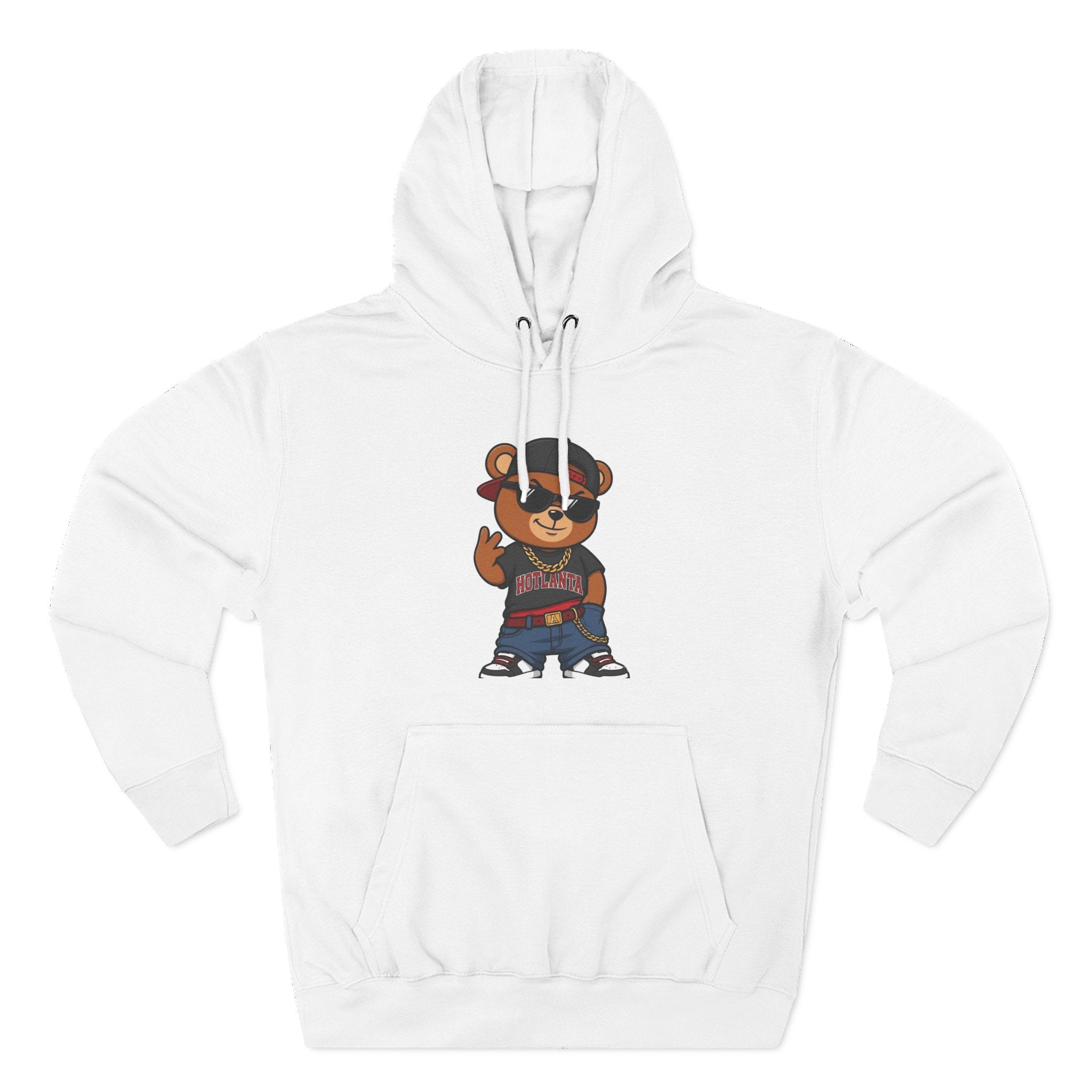 Bear Streetwear Hoodie — Cool Cartoon Bear Graphic Pullover