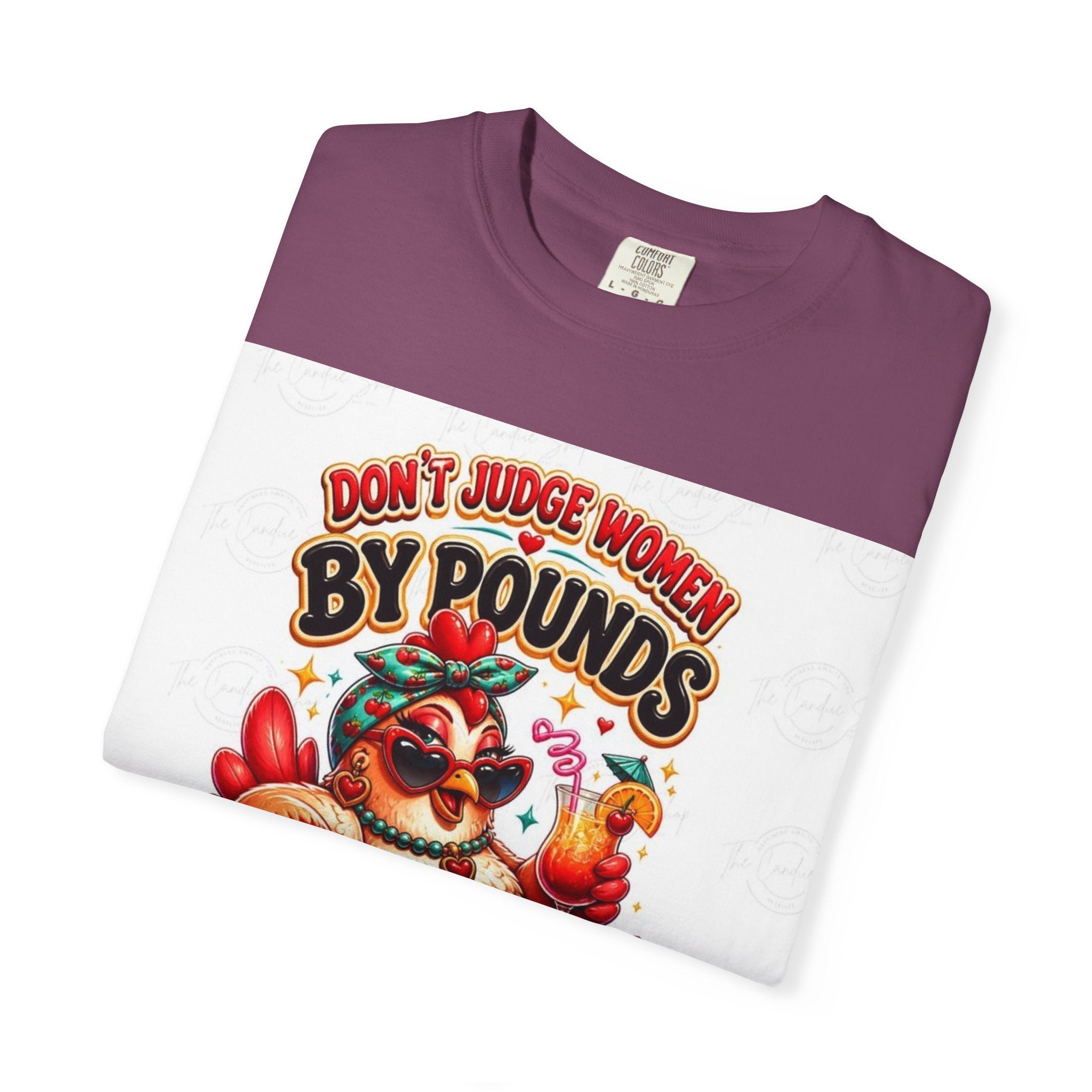 T-Shirt — "Don’t Judge Women By Pounds" Vintage Turkey Thanksgiving Tee