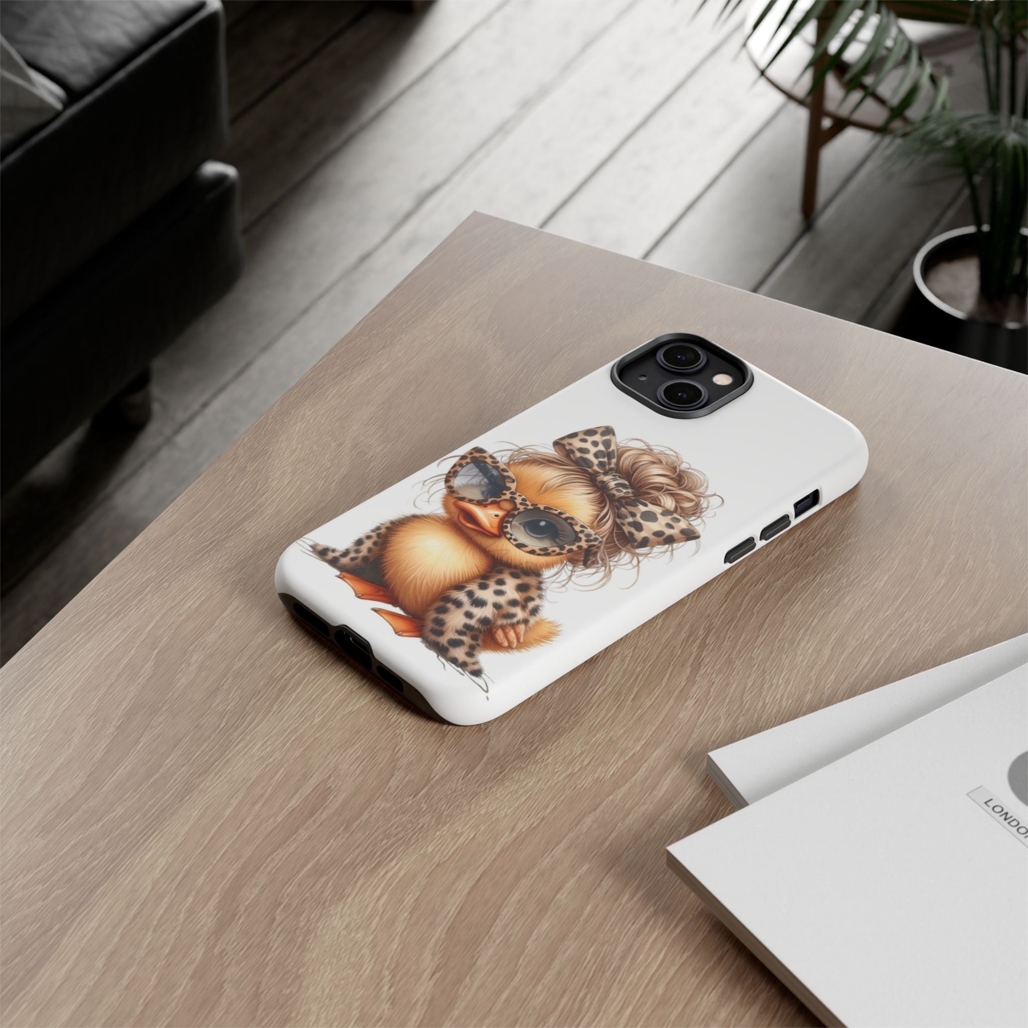Leopard Chic Duckling Phone Case
