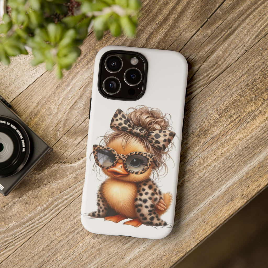 Leopard Chic Duckling Phone Case