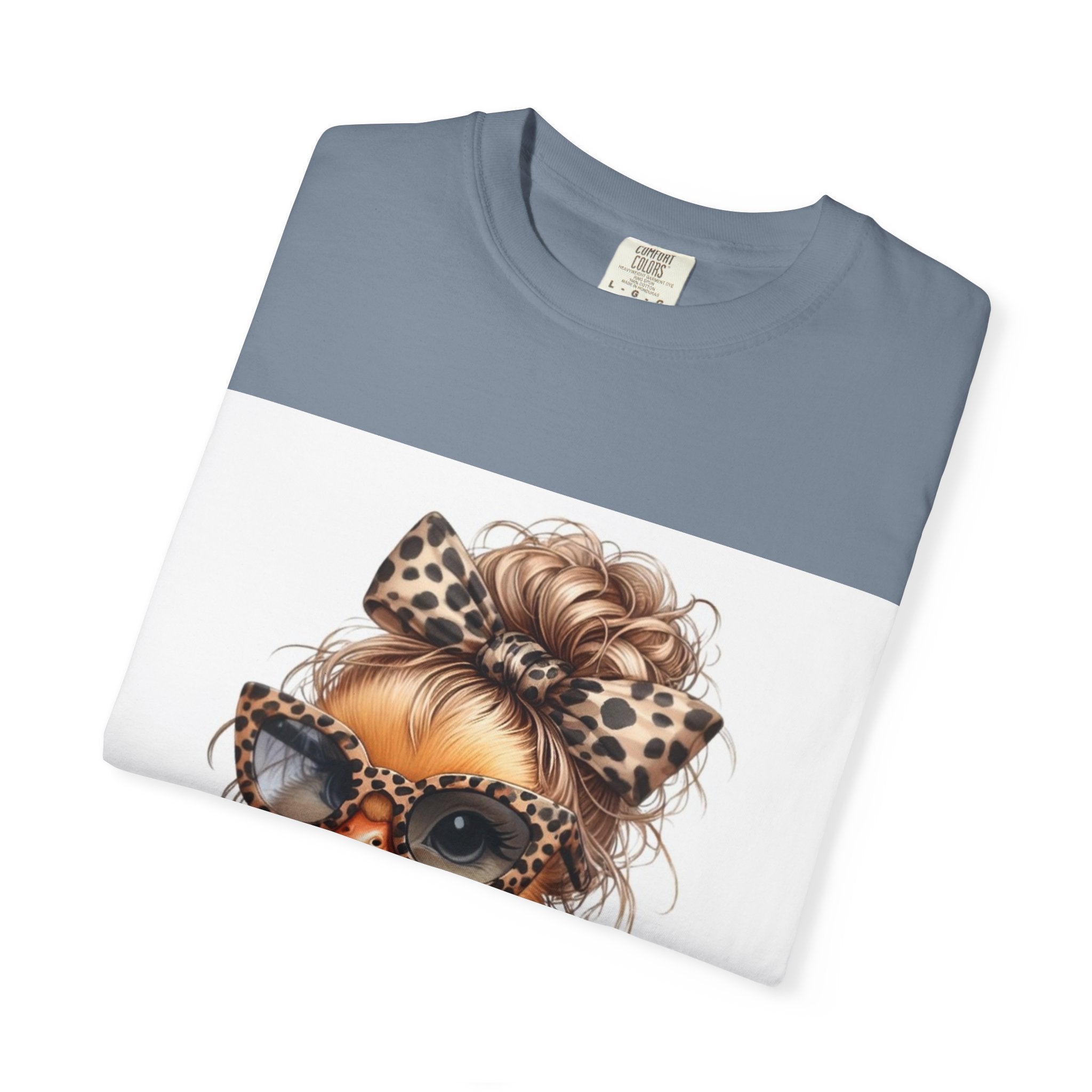 Cute Leopard Chick T-Shirt — Sunglasses Chick Graphic Tee