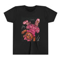 Youth Tee — Pink Ballerina Teddy Bear Graphic "Gymnast" Shirt