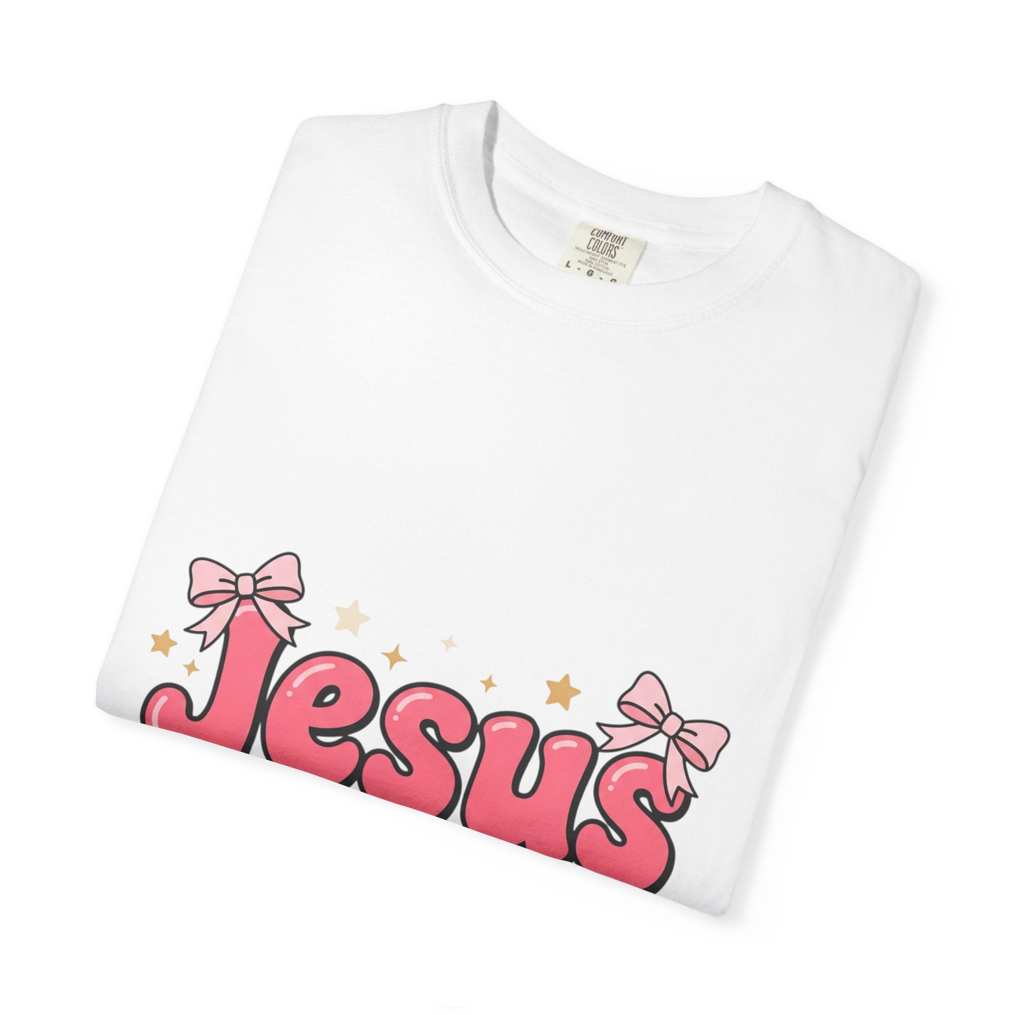 Jesus Fan T-Shirt — Cute Pink Gospel Graphic Tee