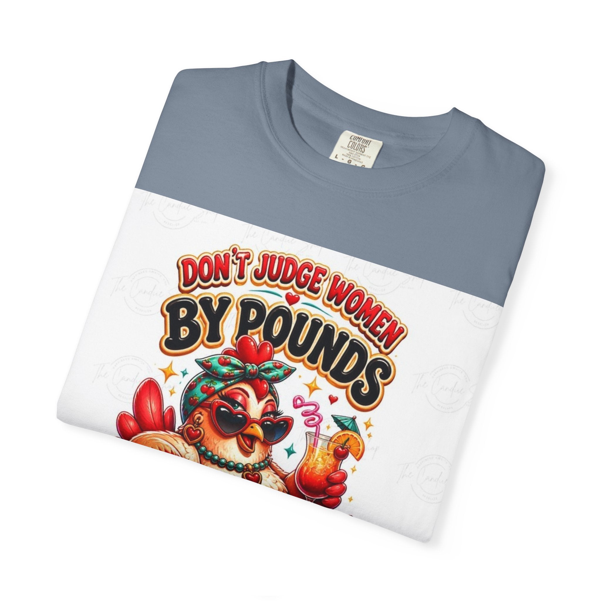 T-Shirt — "Don’t Judge Women By Pounds" Vintage Turkey Thanksgiving Tee