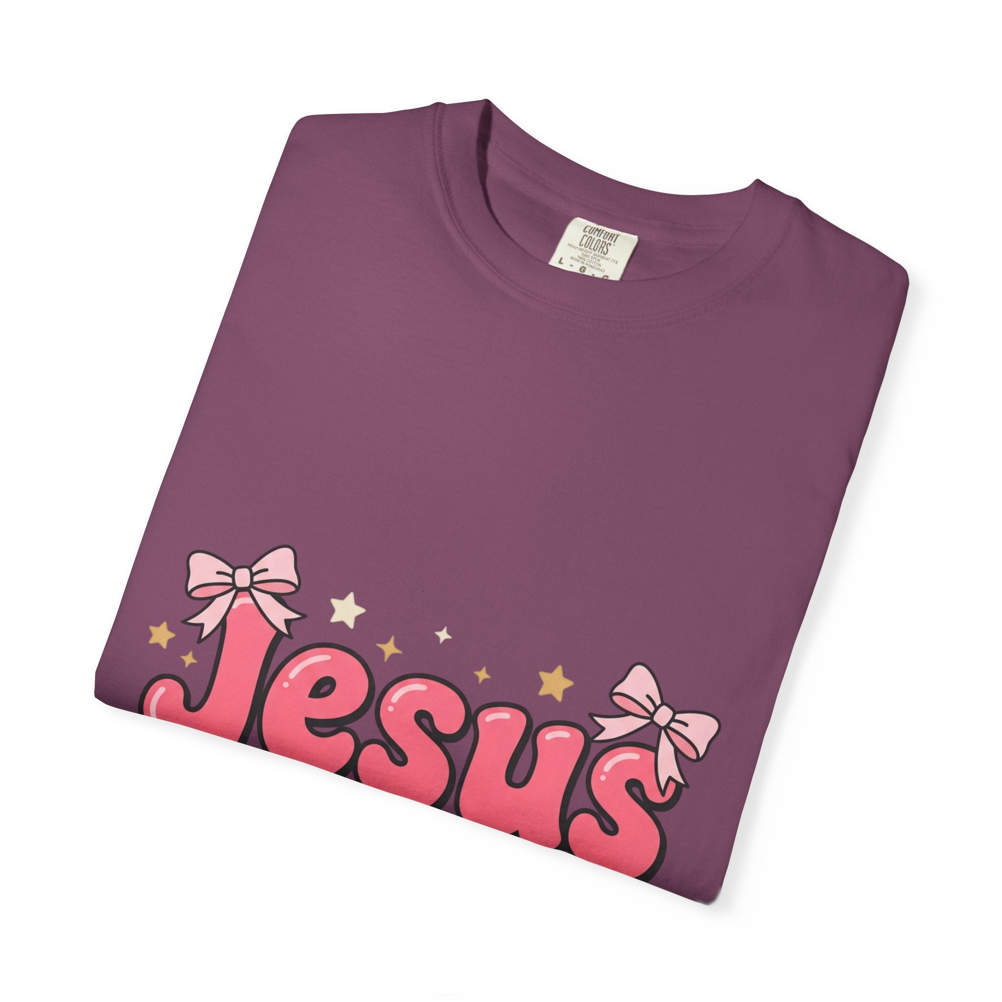 Jesus Fan T-Shirt — Cute Pink Gospel Graphic Tee