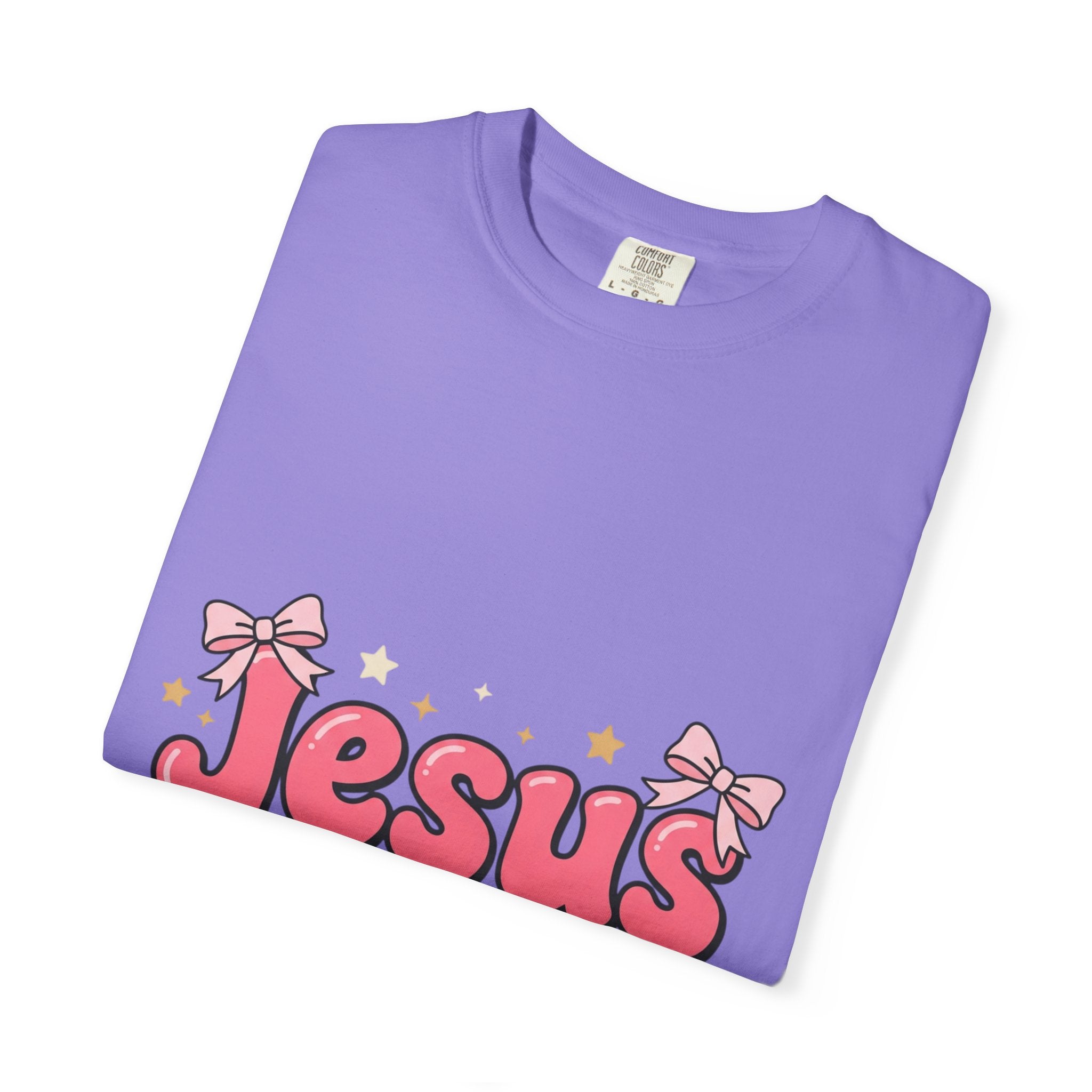 Jesus Fan T-Shirt — Cute Pink Gospel Graphic Tee
