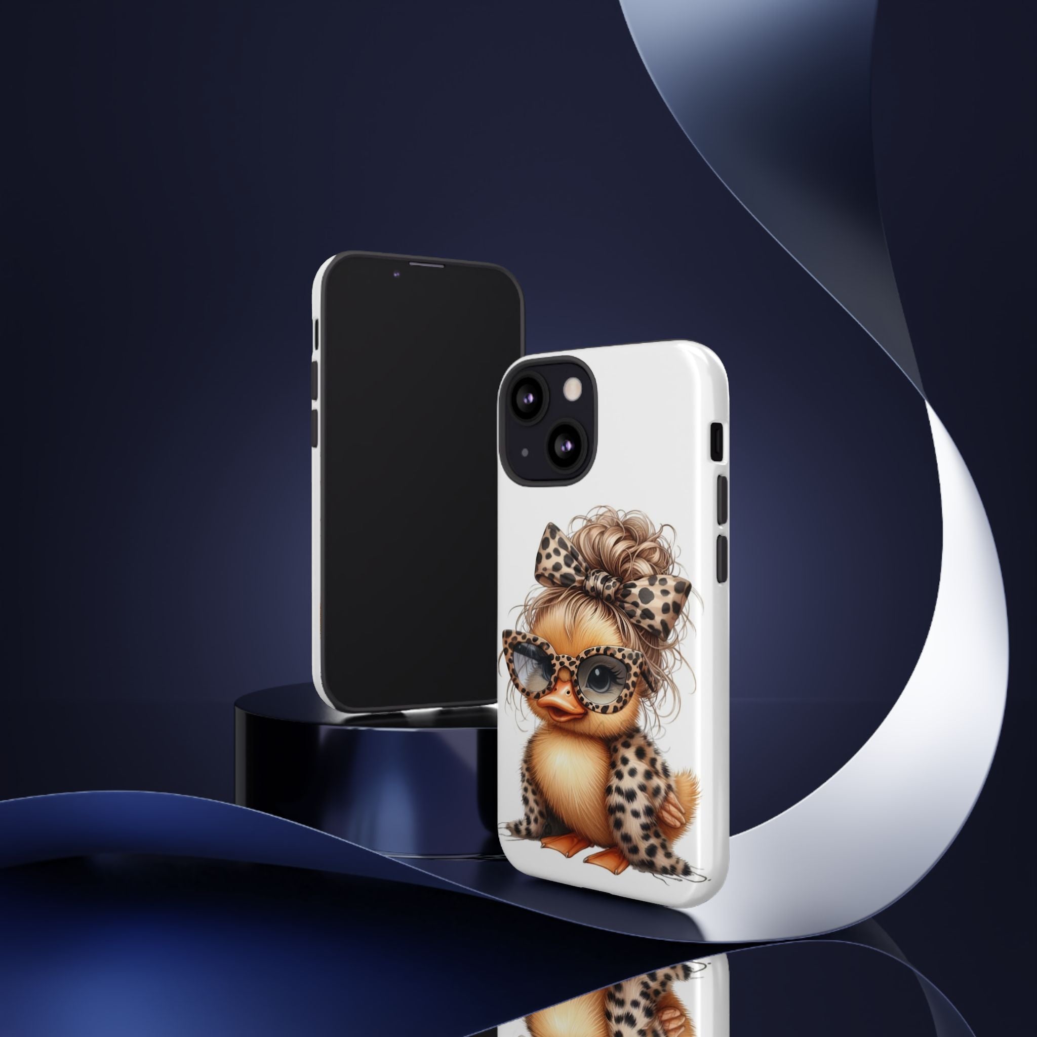 Leopard Chic Duckling Phone Case