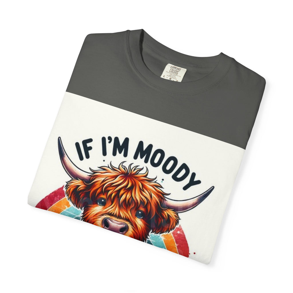 If I’m Moody Give Me Foody Highland Cow T-Shirt