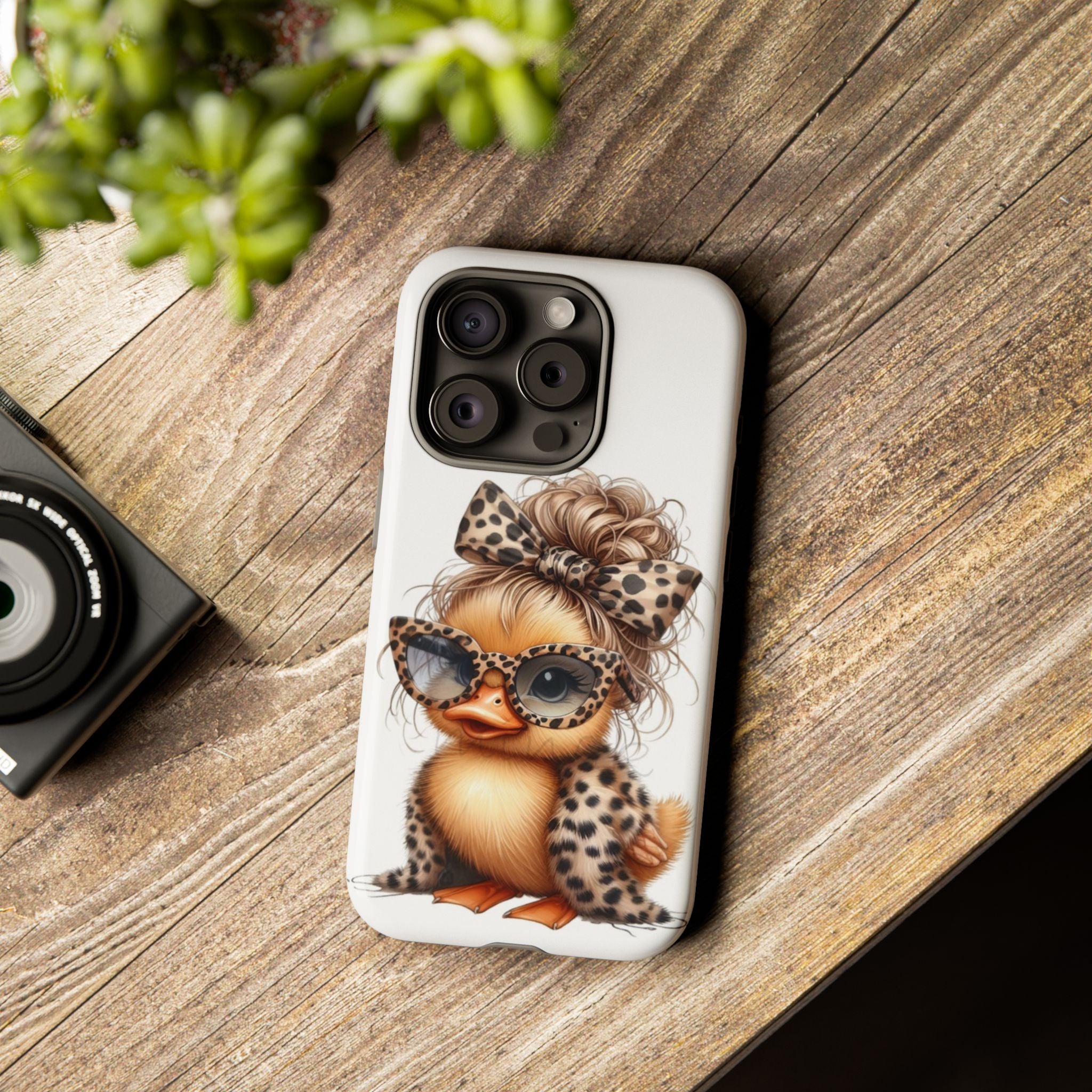 Leopard Chic Duckling Phone Case