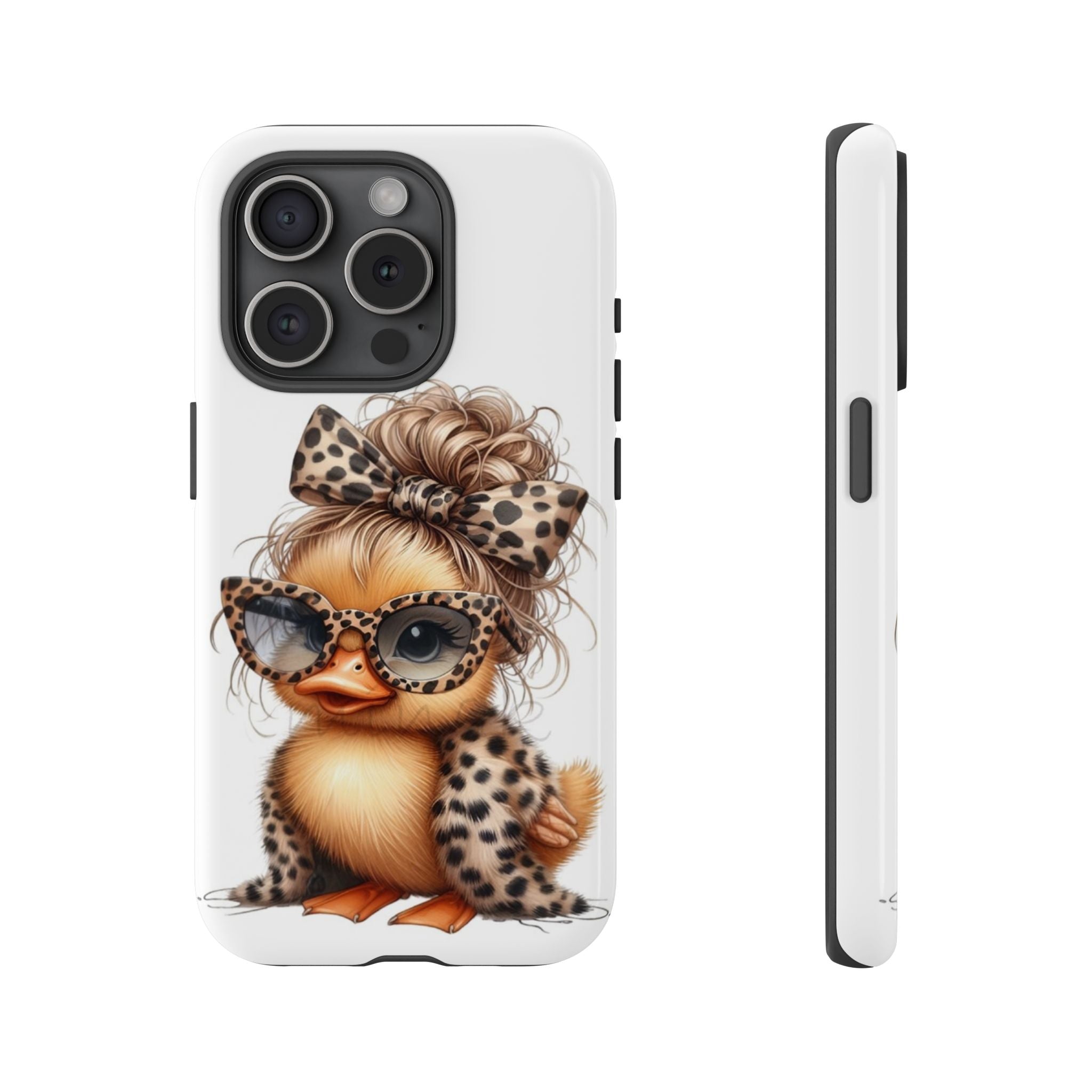 Leopard Chic Duckling Phone Case