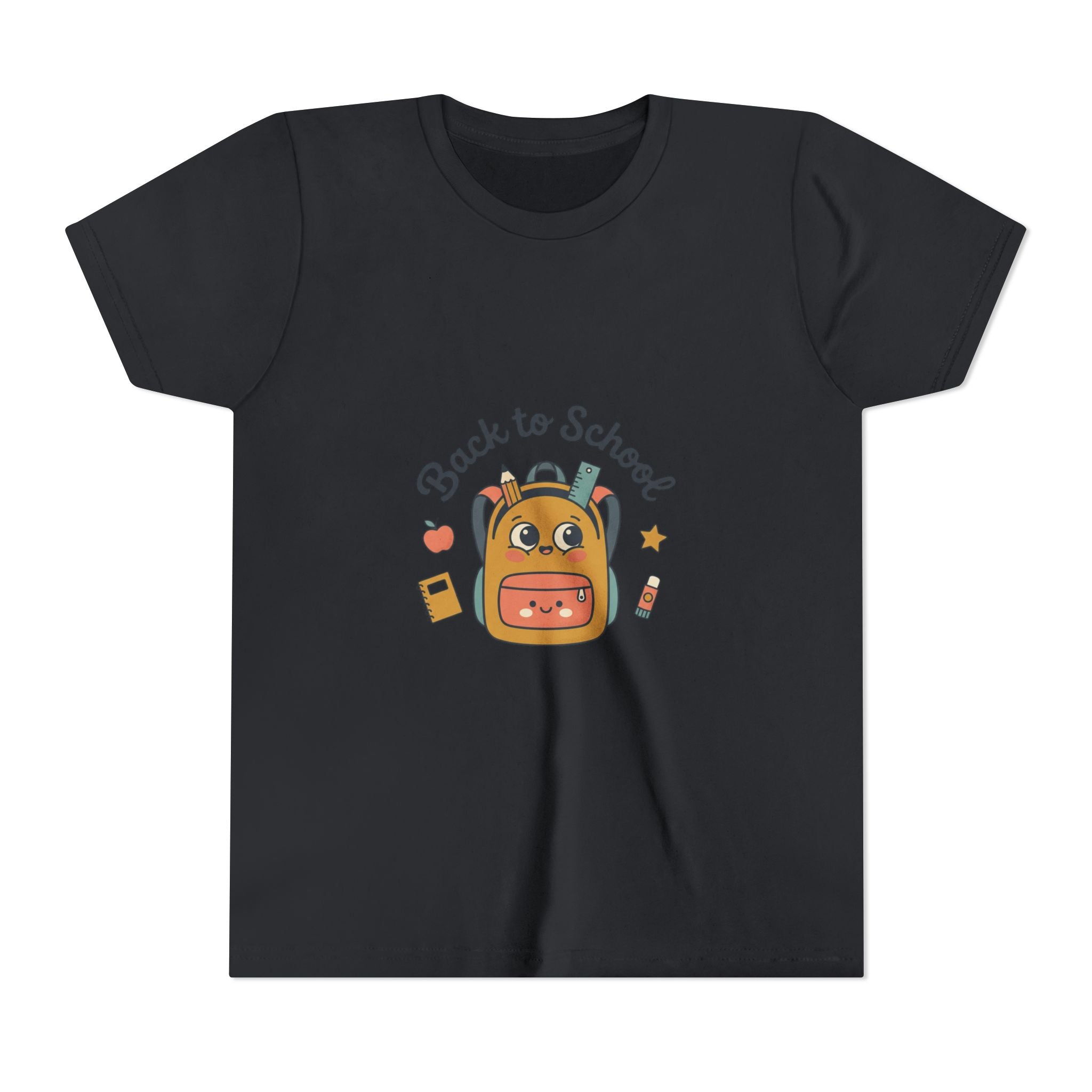 Back to School Youth Tee — Cute Backpack & Supplies Kids Shirt