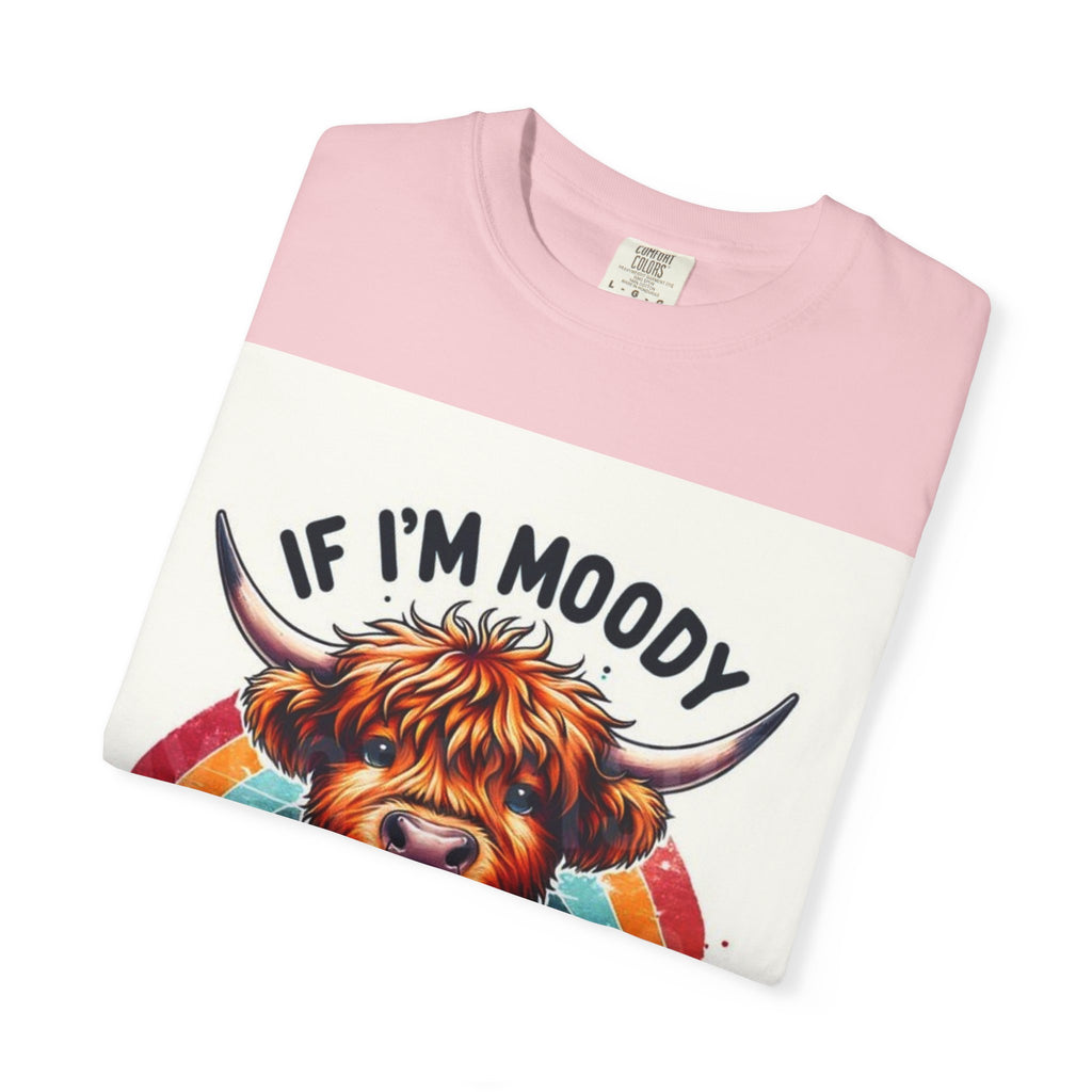 If I’m Moody Give Me Foody Highland Cow T-Shirt