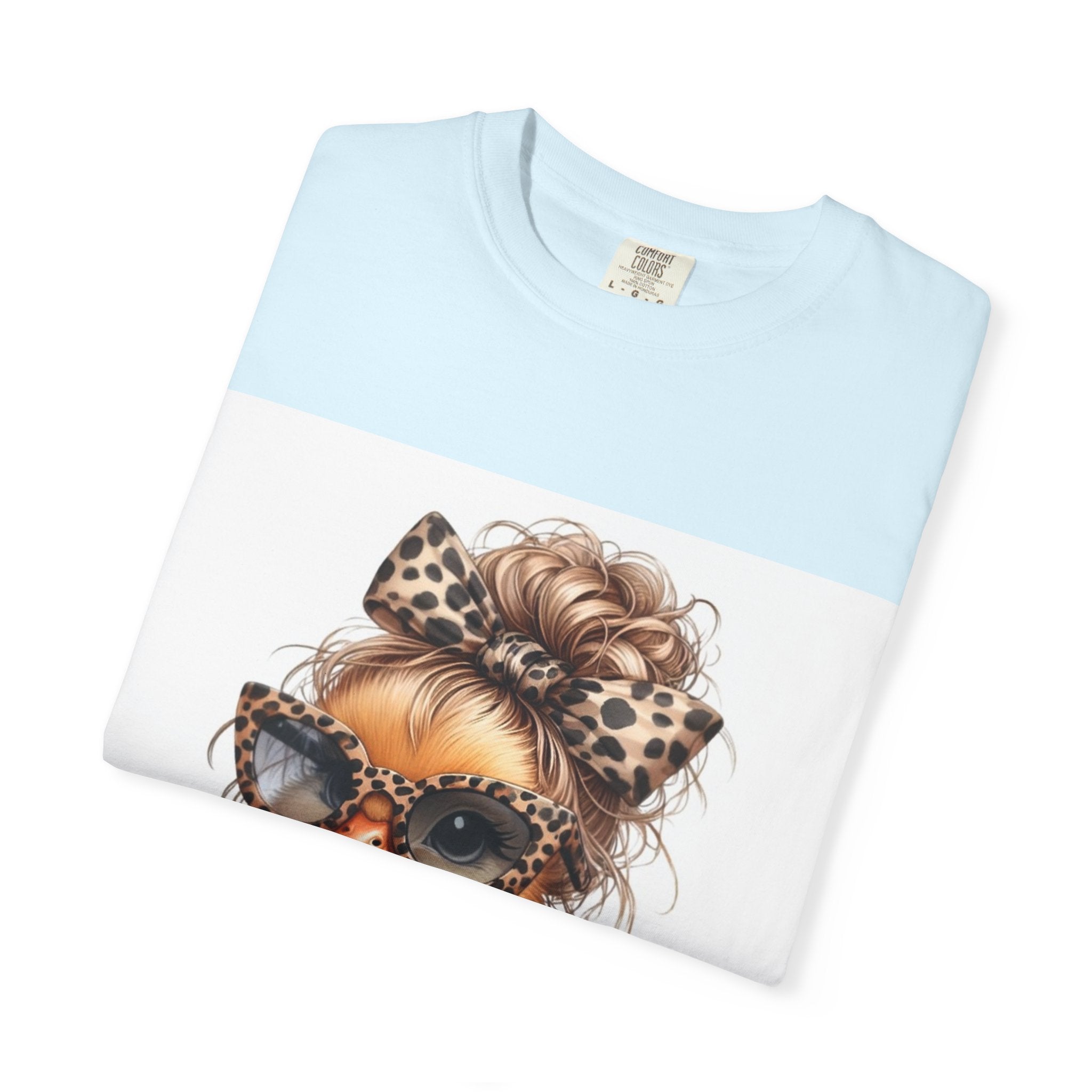 Cute Leopard Chick T-Shirt — Sunglasses Chick Graphic Tee